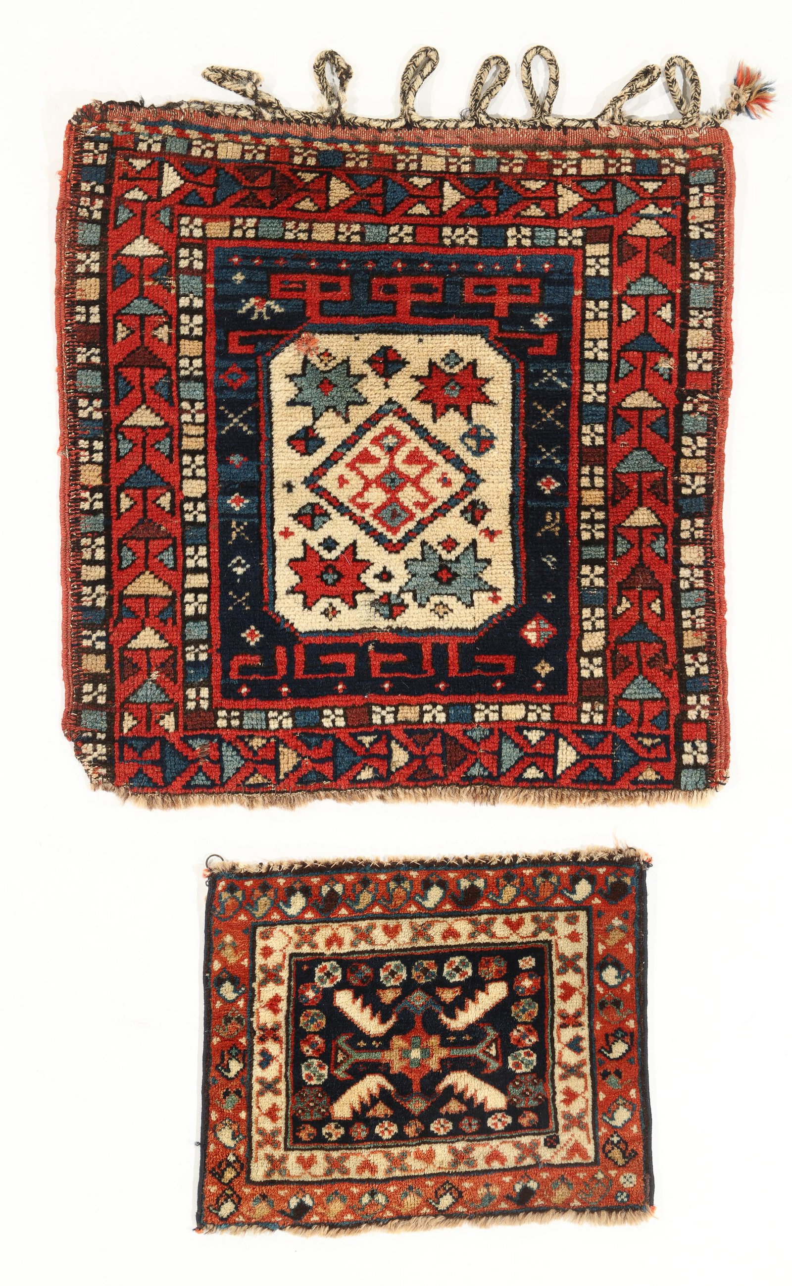 2 NW Persian Kurd Bagfaces, Ca. 1875 (1 of 6)