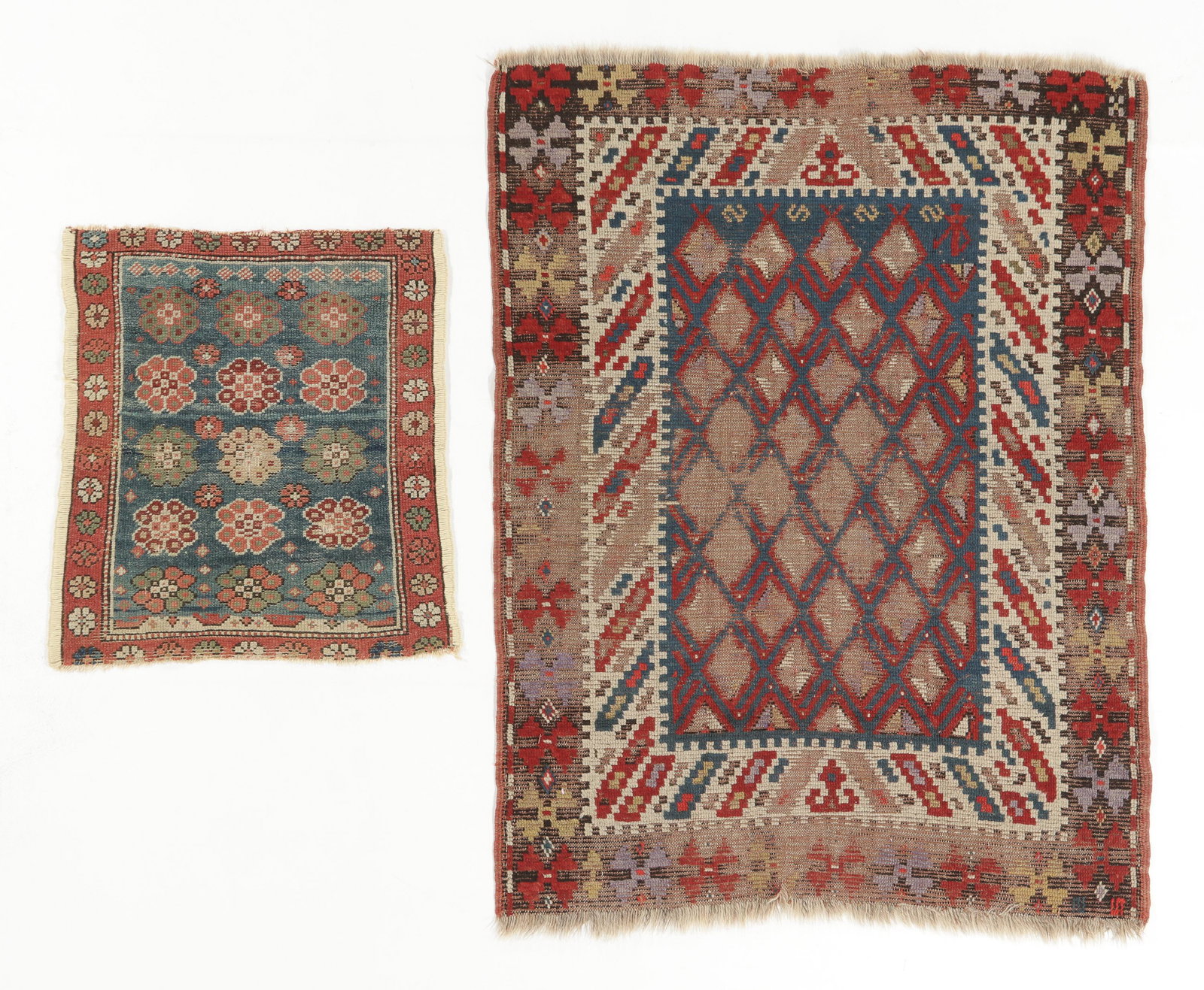 2 Antique Kazak Rugs, Caucasus, 19th C. (1 of 6)