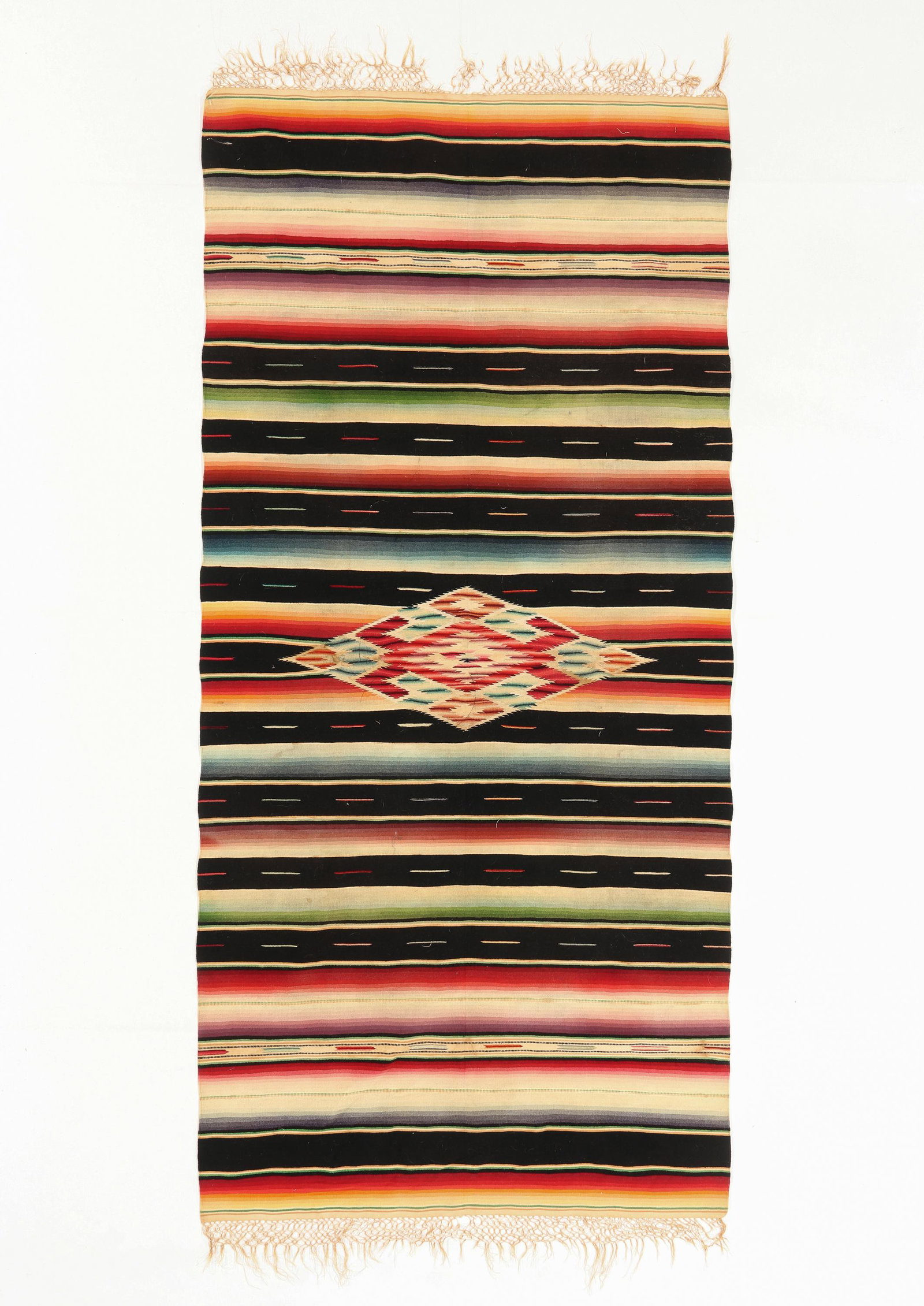 Saltillo, Mexico, Mid 20th C., 3'1'' x 6'7'' (1 of 4)
