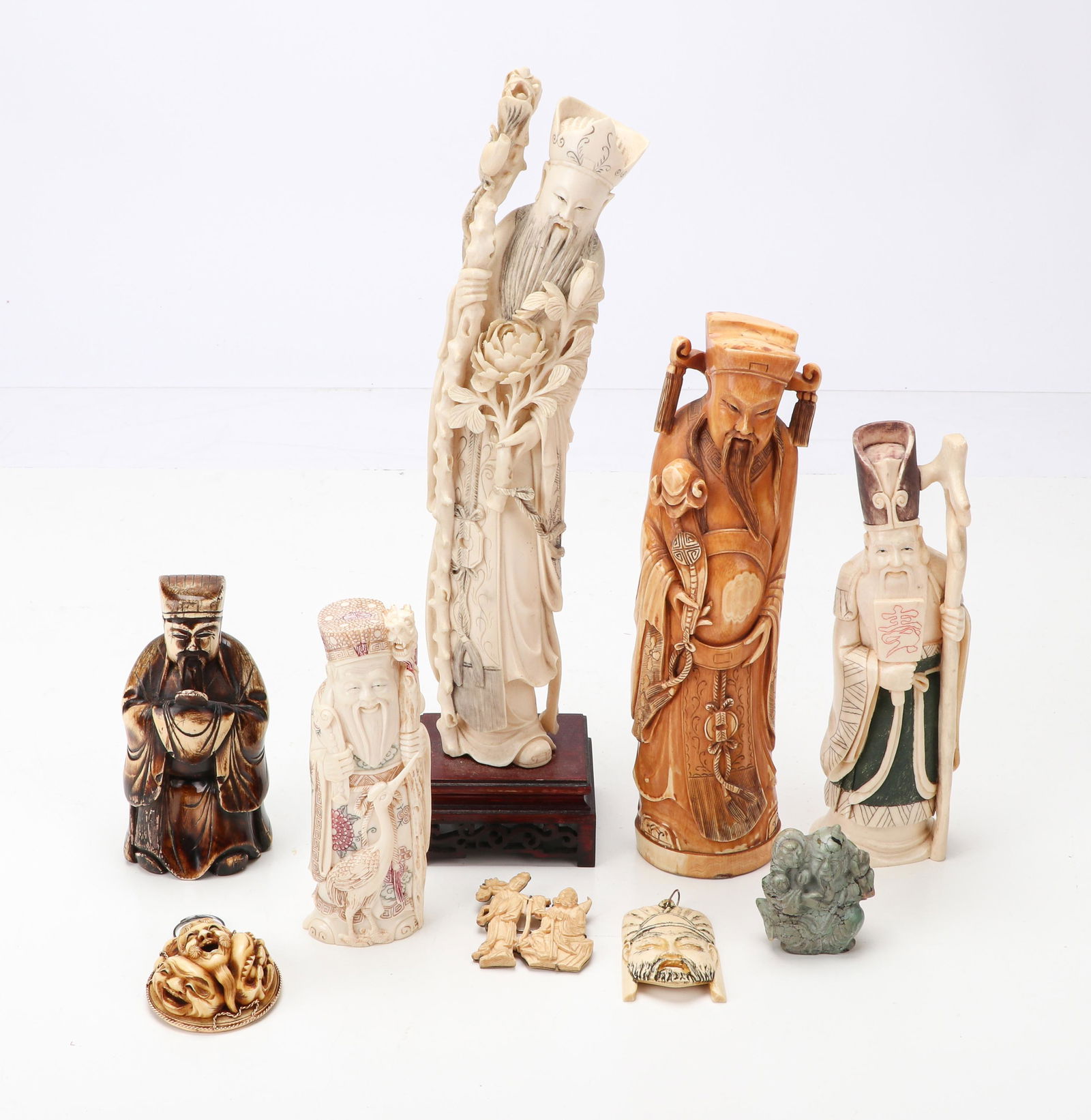 Collection of Antique Japanese Sculptures and Carvings (1 of 5)