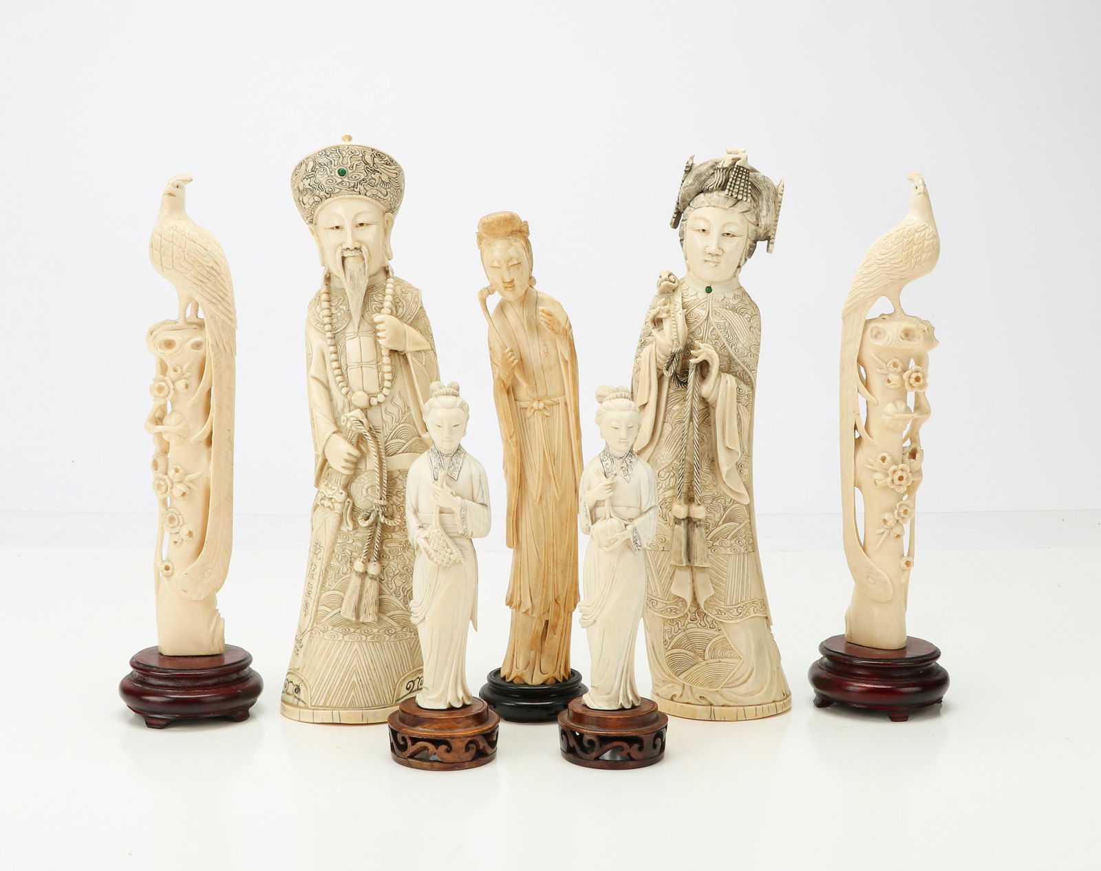 Collection of Antique Japanese Sculptures (1 of 5)