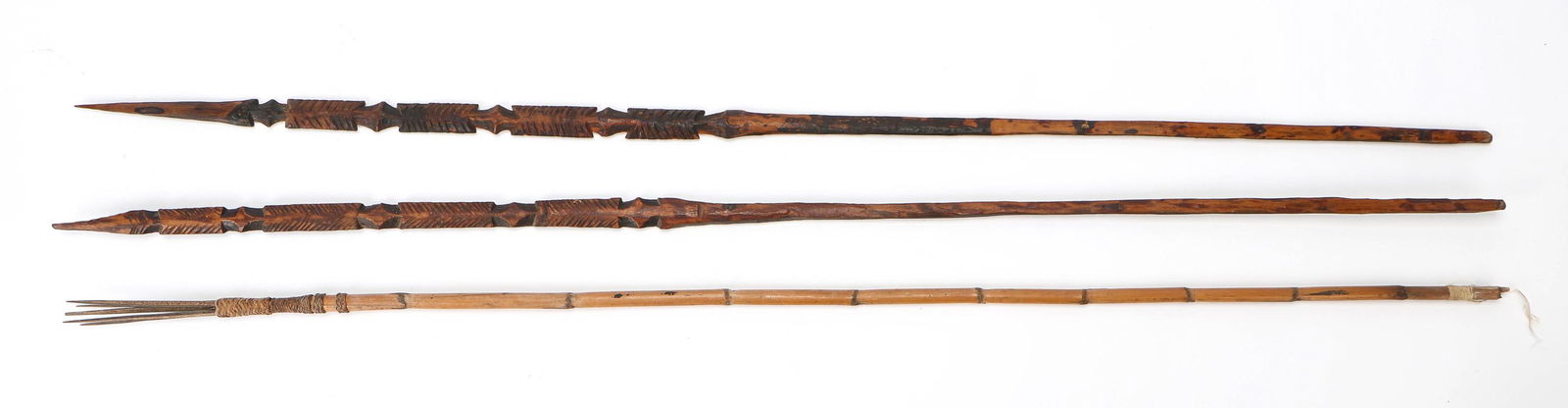 3 Bamboo Hunting and Fishing Spears, PNG (1 of 5)