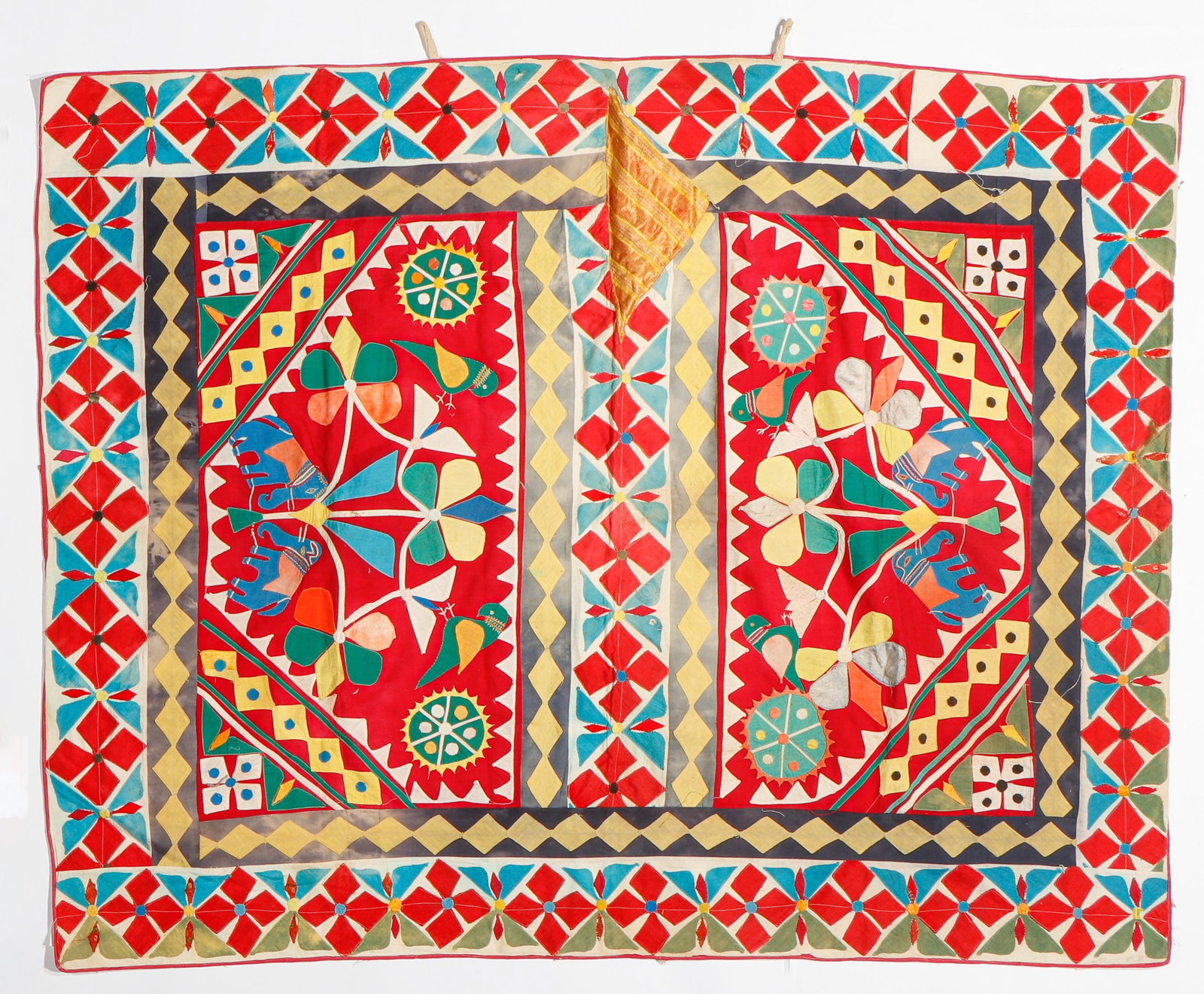 Indian Embroidered Festival Decoration For Cow, India, Mid-Late 20th C. (1 of 5)