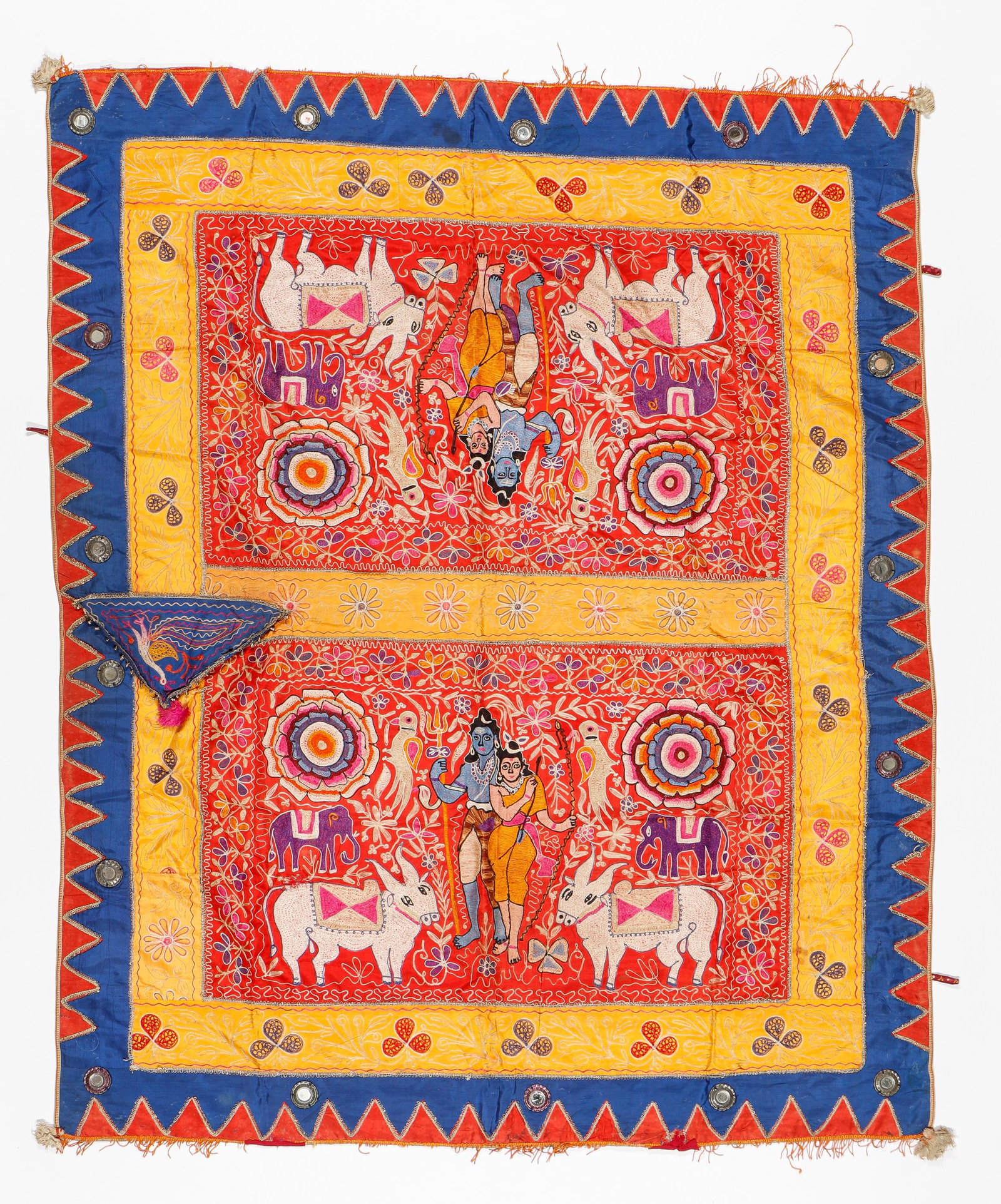 Finely Executed "Cows Dress" Animal Trapping, India, Early-Mid 20th C (1 of 5)