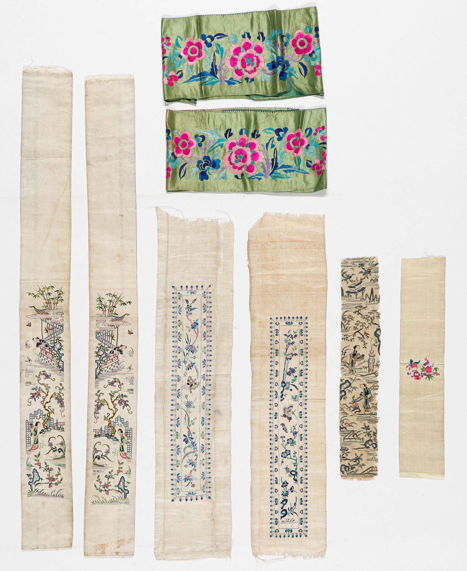 Lot of Antique Chinese Embroidered Sleeves (1 of 3)