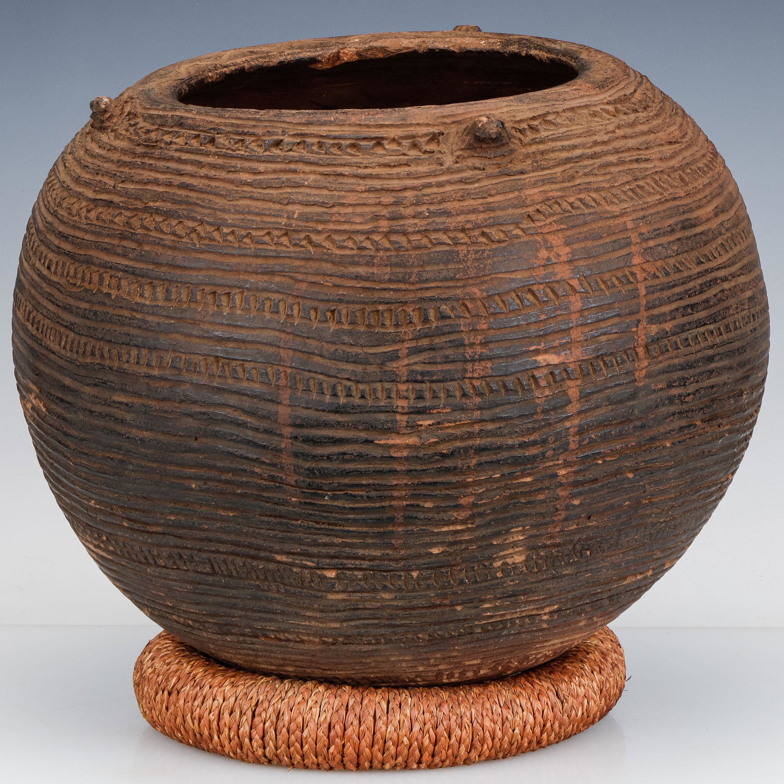 African Nupe Terracotta Vessel, Nigeria (1 of 4)