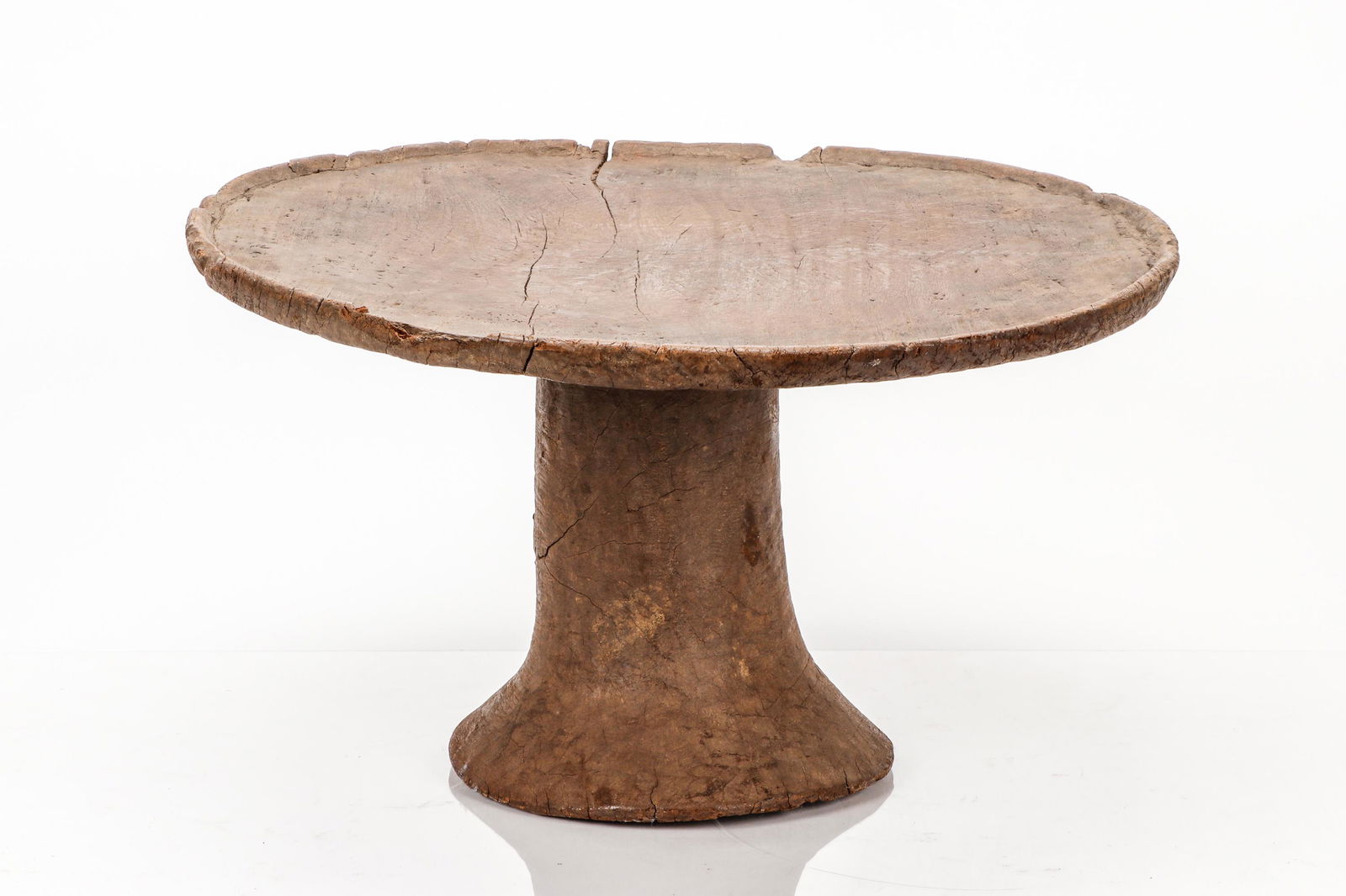 Large African Pedestal Serving Table, Ethiopia (1 of 6)