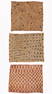 3 African Kuba Prestige Cloths, DRC