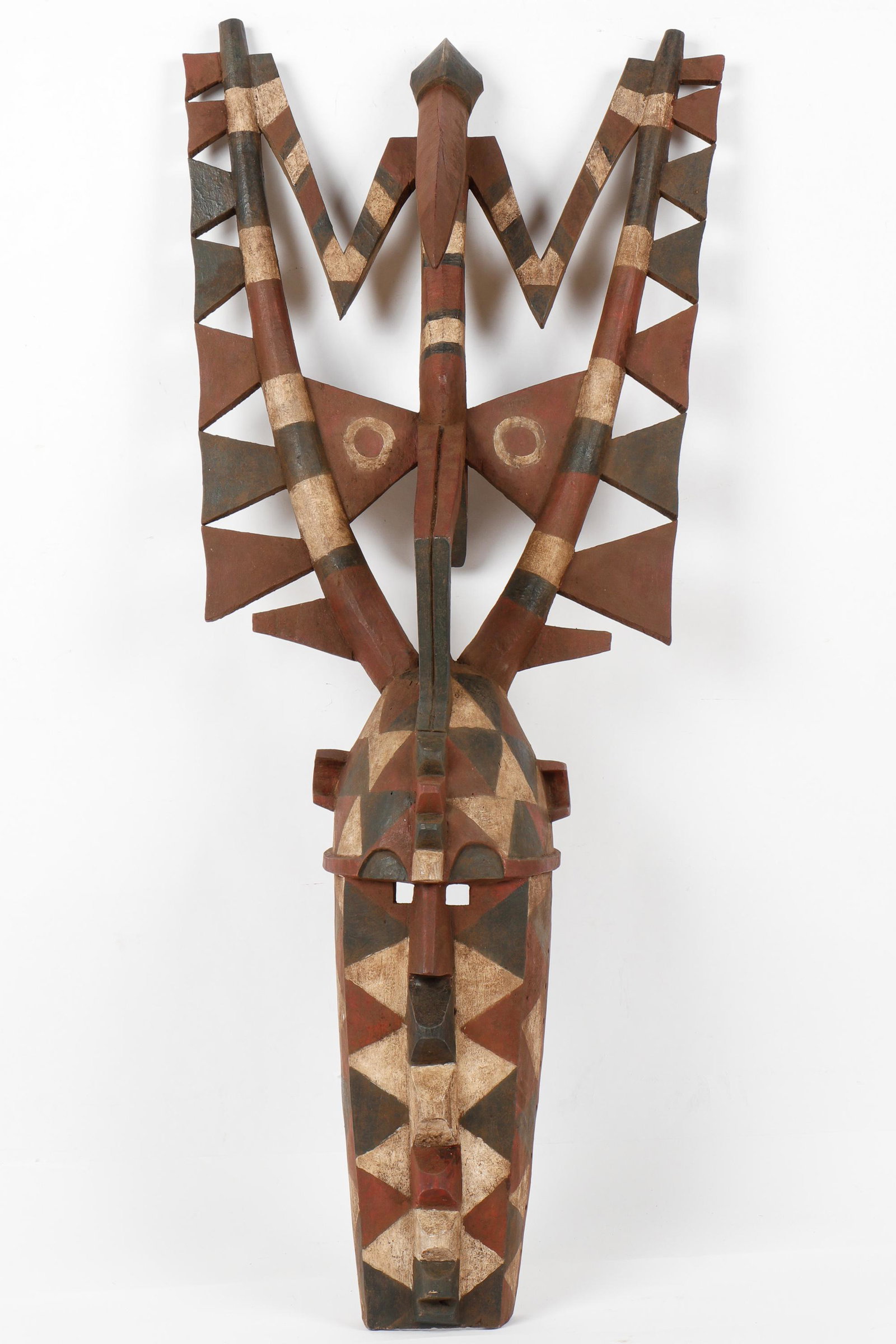 African Bobo Blacksmith's Mask with Hornbill, Burkina Faso (1 of 4)