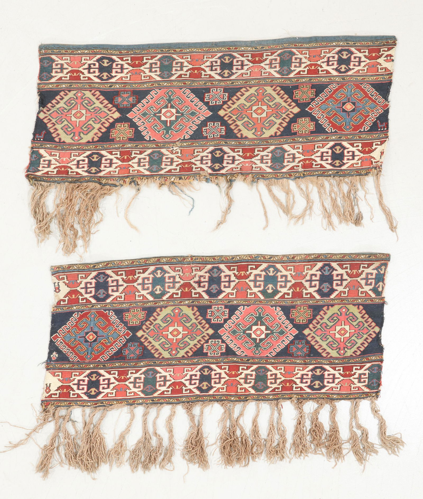 Pair of Shahsevan Sumak Mafrash Panels, Transcaucasus, 19th C. (1 of 4)