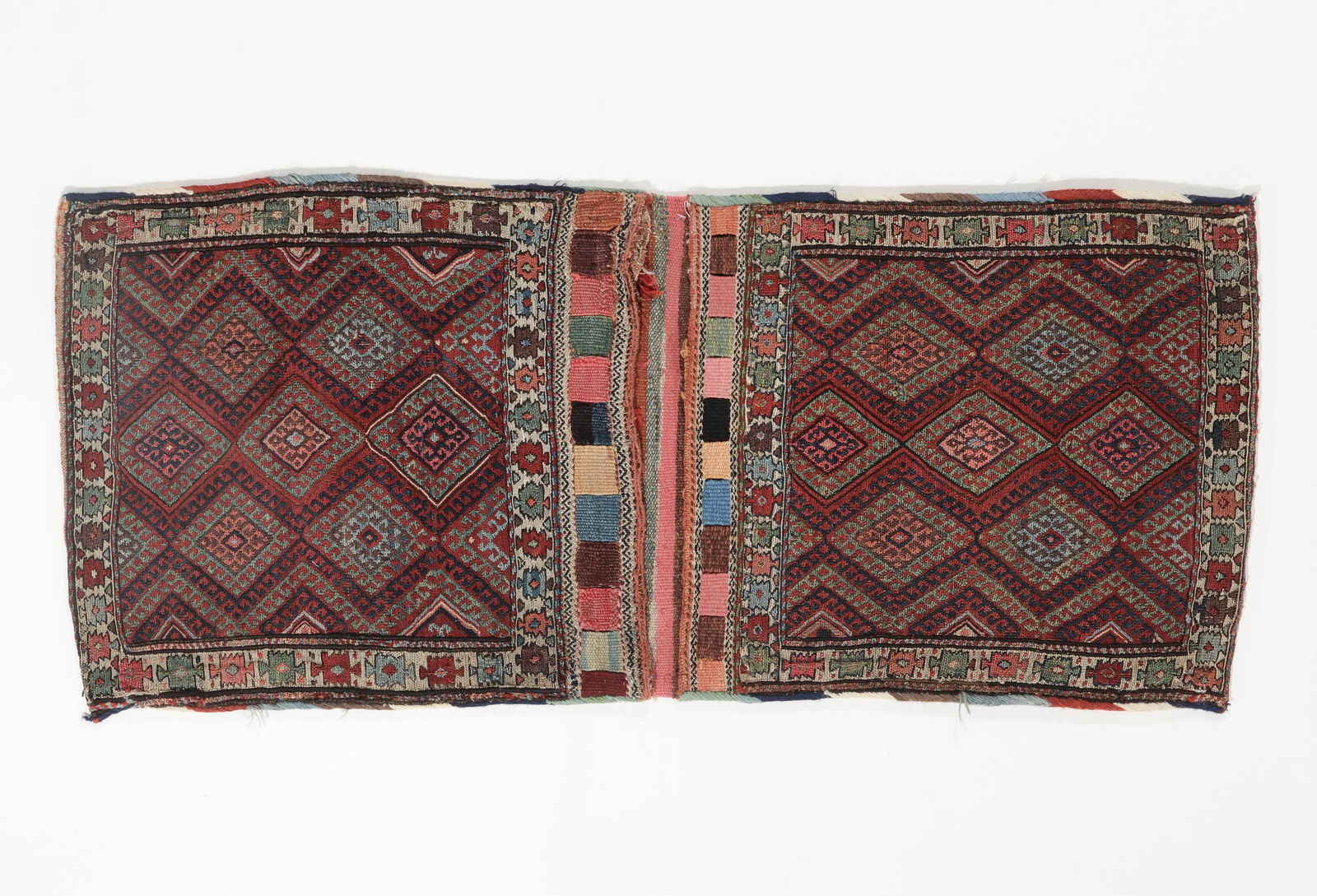 West Persian Kurd Sumak Saddlebag, 19th C. (1 of 3)