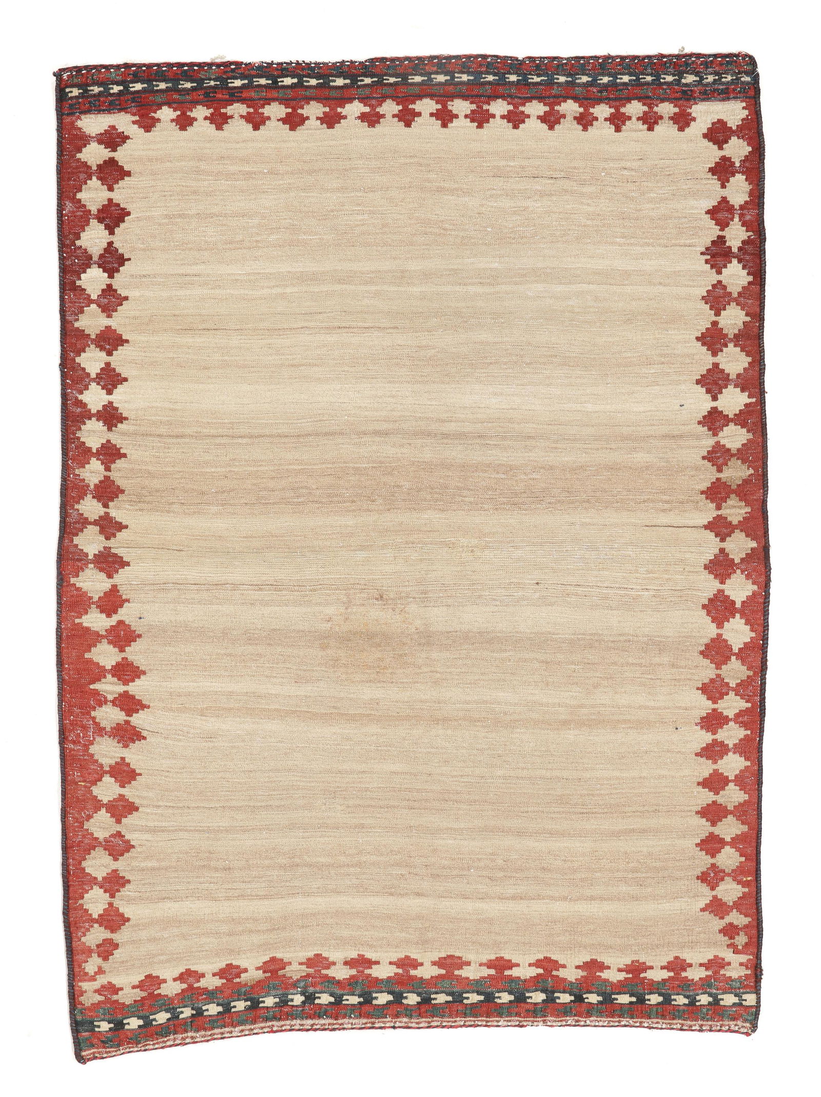 Gashgai Sofreh Kilim, Persia, Late 19th C., 3'6'' x 4'8'' (1 of 3)