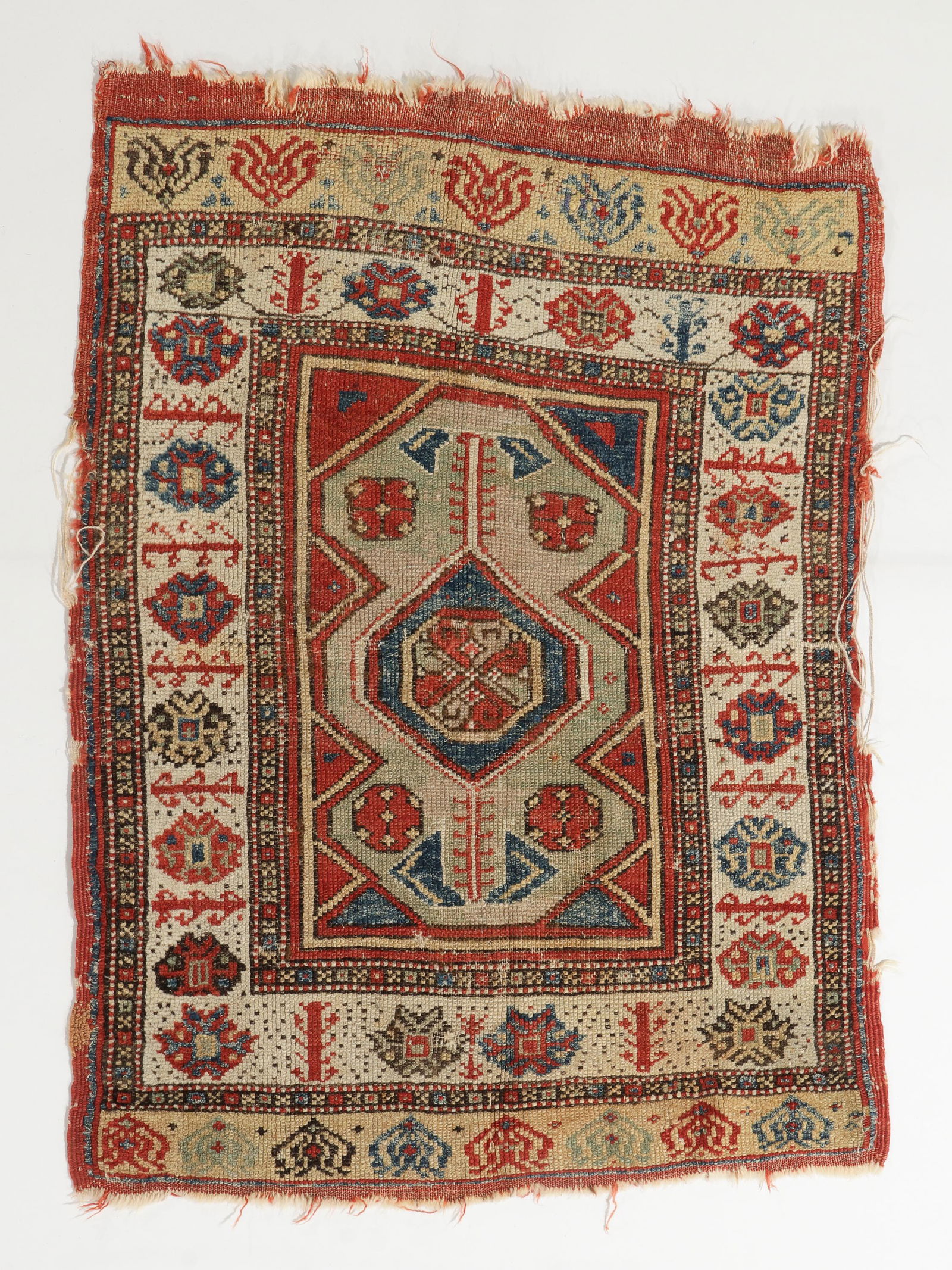 Konya Yastik, Central Anatolia, Early/Mid 19th C., 2'5'' x 3'2'' (1 of 4)