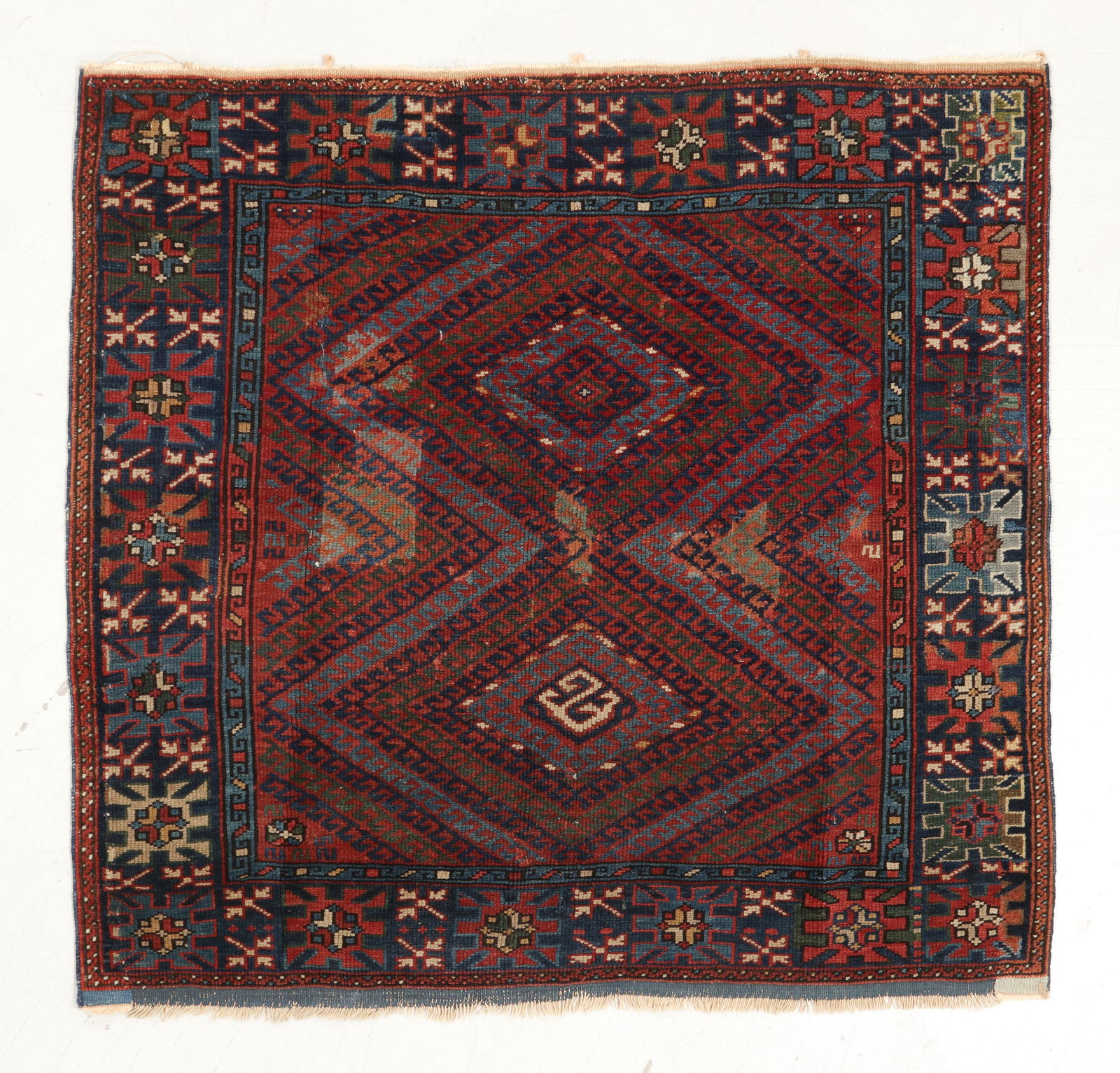 Yuncu Rug, Turkey, 18th C., 3'6'' x 3'5'' (1 of 4)