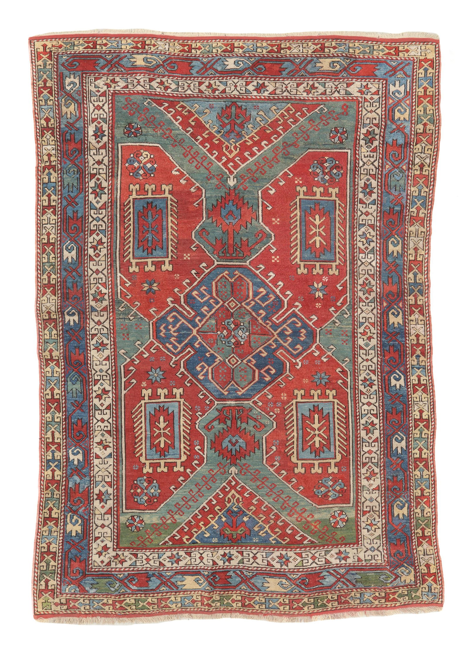 Bergama Rug, Turkey, Ca. 1800, 5'3'' x 7'7'' (1 of 4)