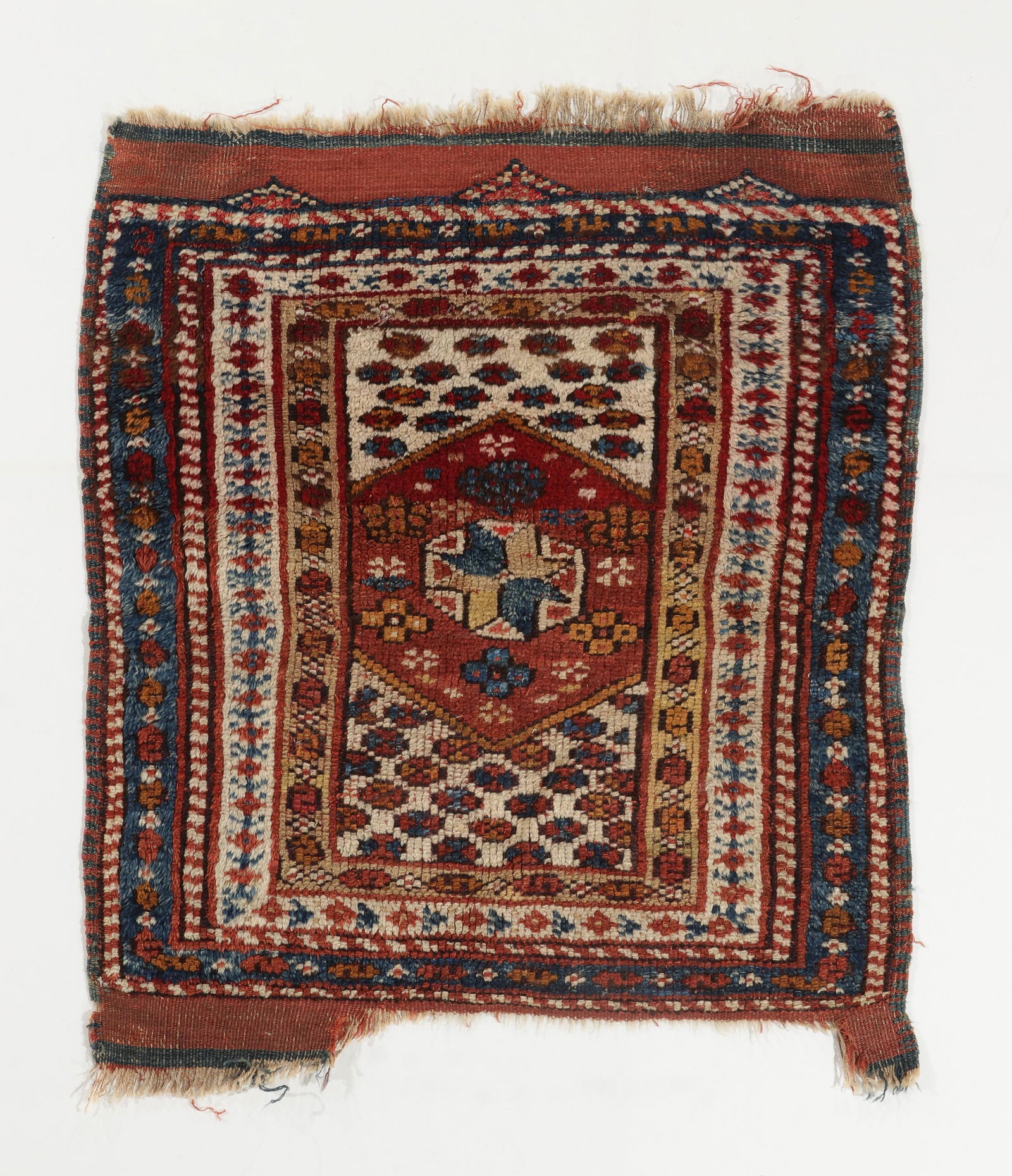 Kozak/Bergama Rug, Turkey, Mid 19th C., 2'3'' x 2'7'' (1 of 4)