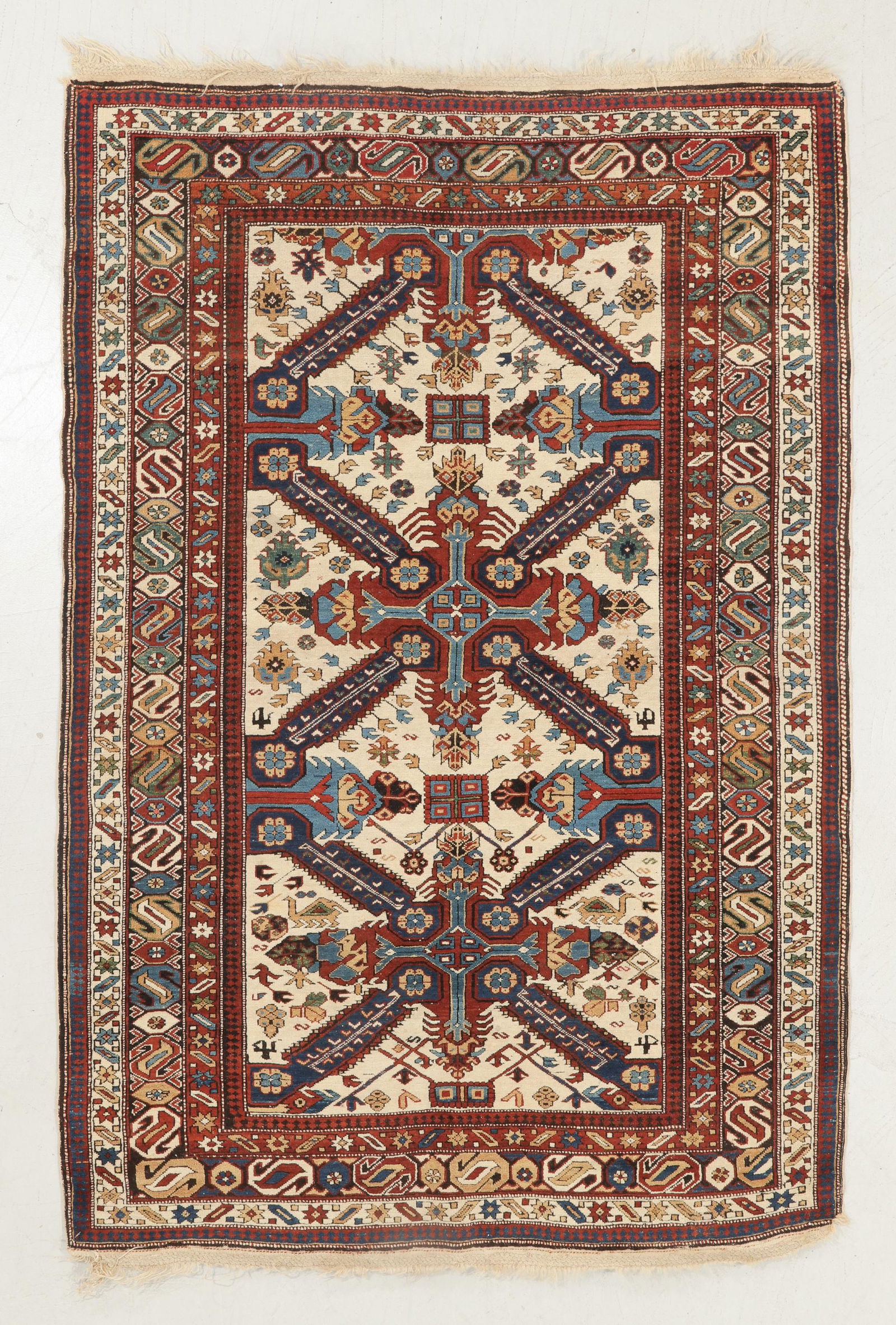 Kuba Seychour Rug, Caucasus, Ca. 1875, 3'11'' x 6'0'' (1 of 4)