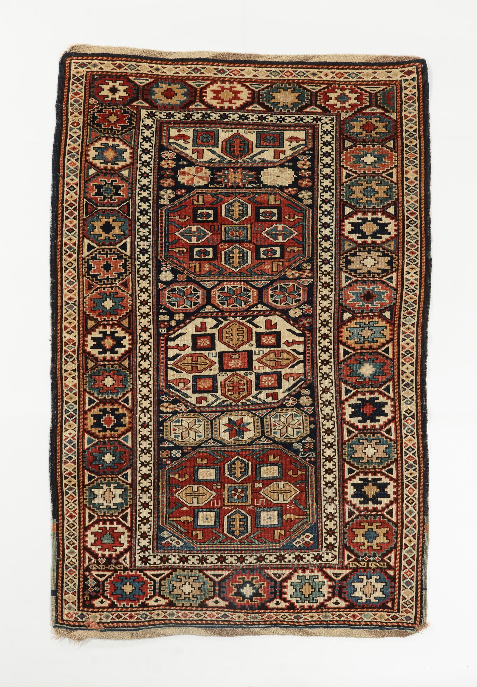 Kuba Rug, Caucasus, Ca. 1875, 3'6'' x 5'4'' (1 of 4)