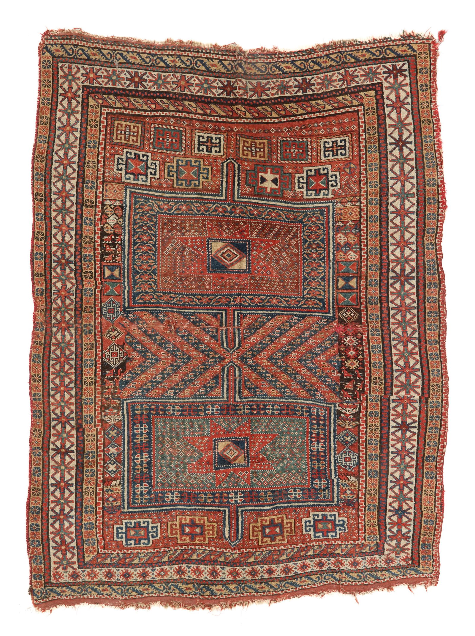 Quchan Kurd Rug, NE Persia, Ca. 1875, 5'2'' x 7'2'' (1 of 4)