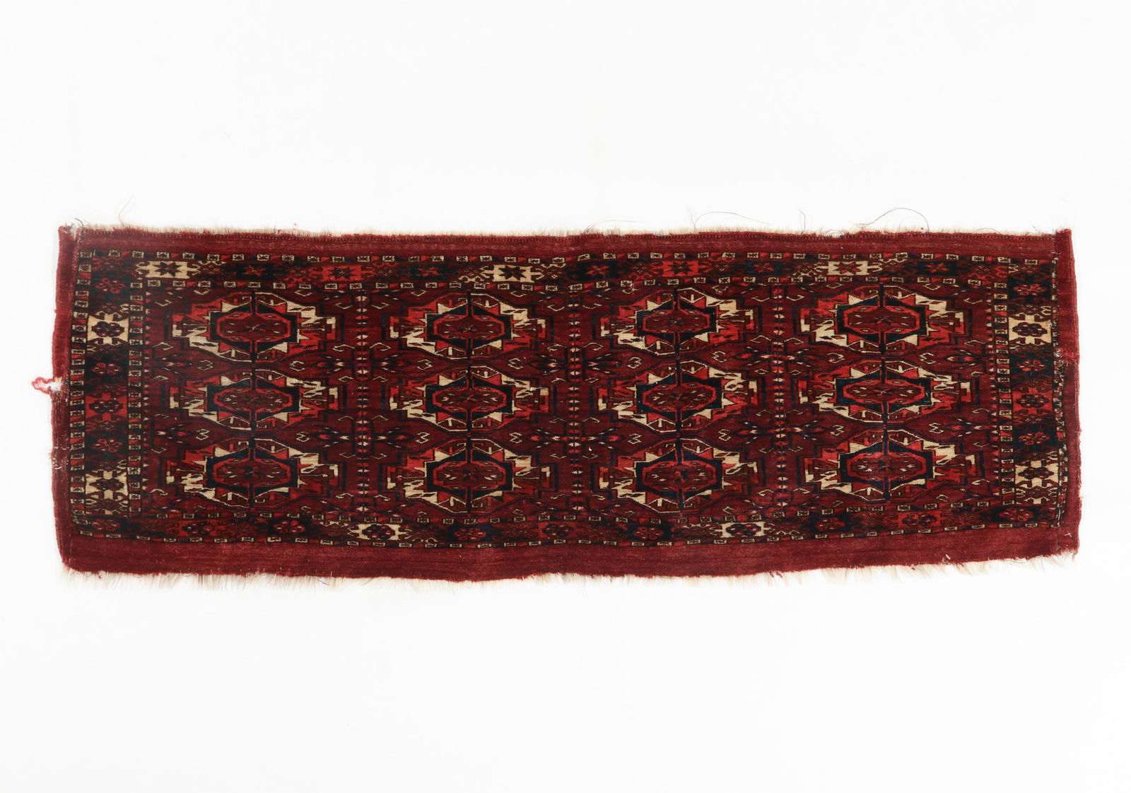 Fine Tekke Torba, Turkmenistan, Mid 19th C., 4'2'' x 1'5'' (1 of 4)