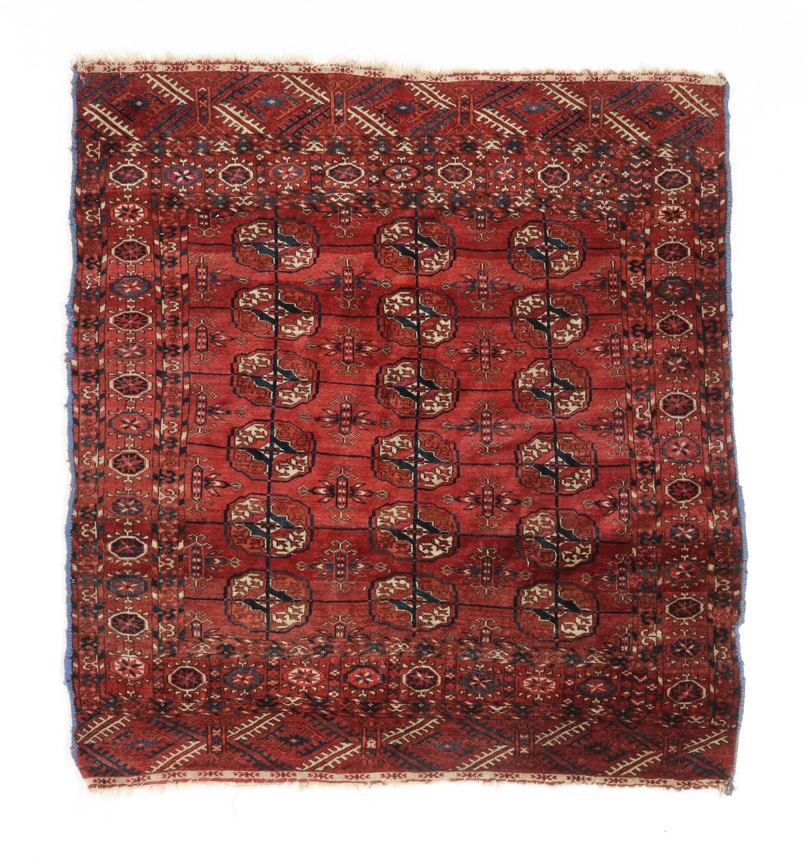 Tekke Wedding Rug, Turkmenistan, Ca. 1875, 3'7'' x 3'11'' (1 of 4)