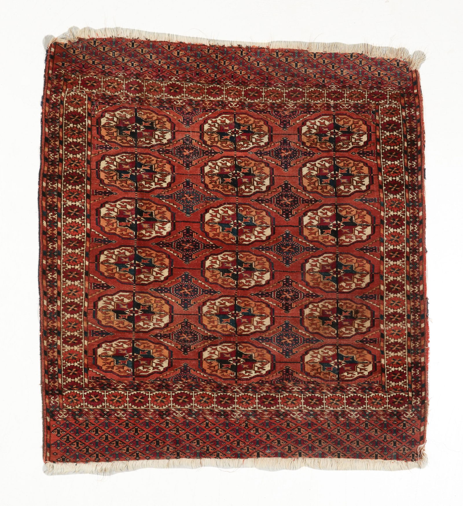 Tekke Wedding Rug, Turkmenistan, Ca. 1875, 3'9'' x 4'3'' (1 of 4)