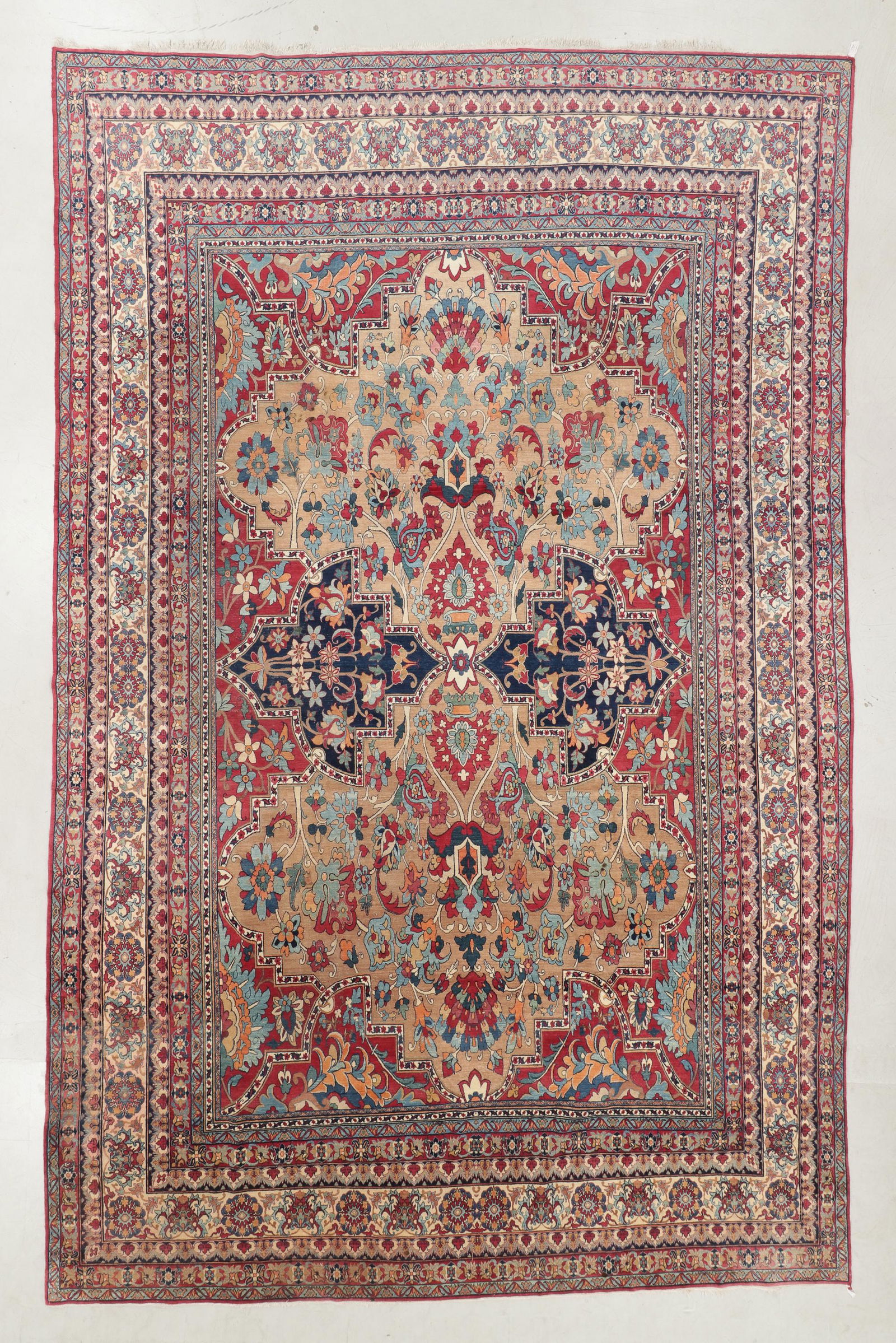 Fine Lavar Kerman Rug, Persia, Ca. 1890, 9'11'' x 15'6'' (1 of 5)