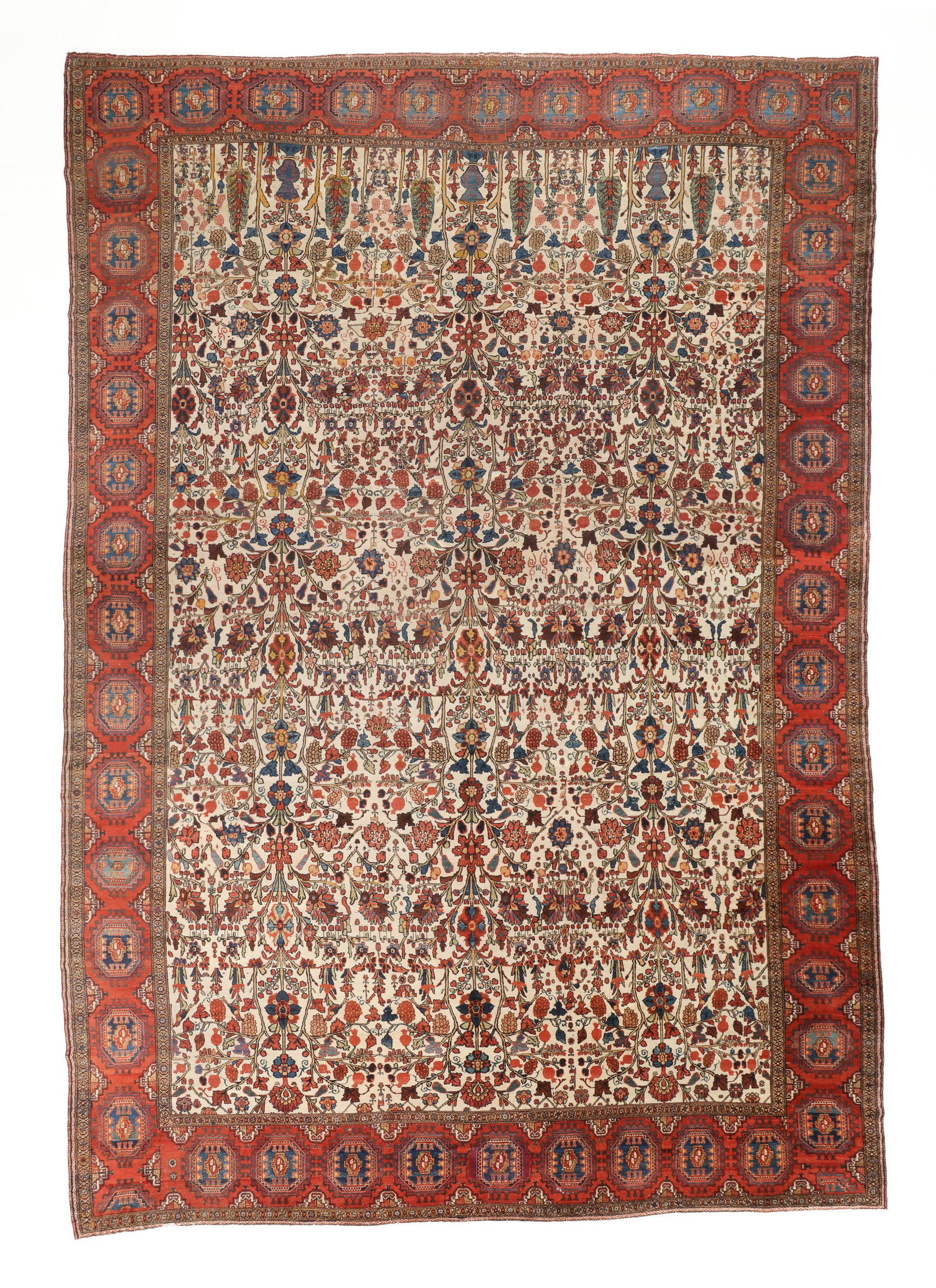Mansion Size Bakhtiari Rug, Persia, Ca. 1900, 17'6'' x 26'0'' (1 of 5)