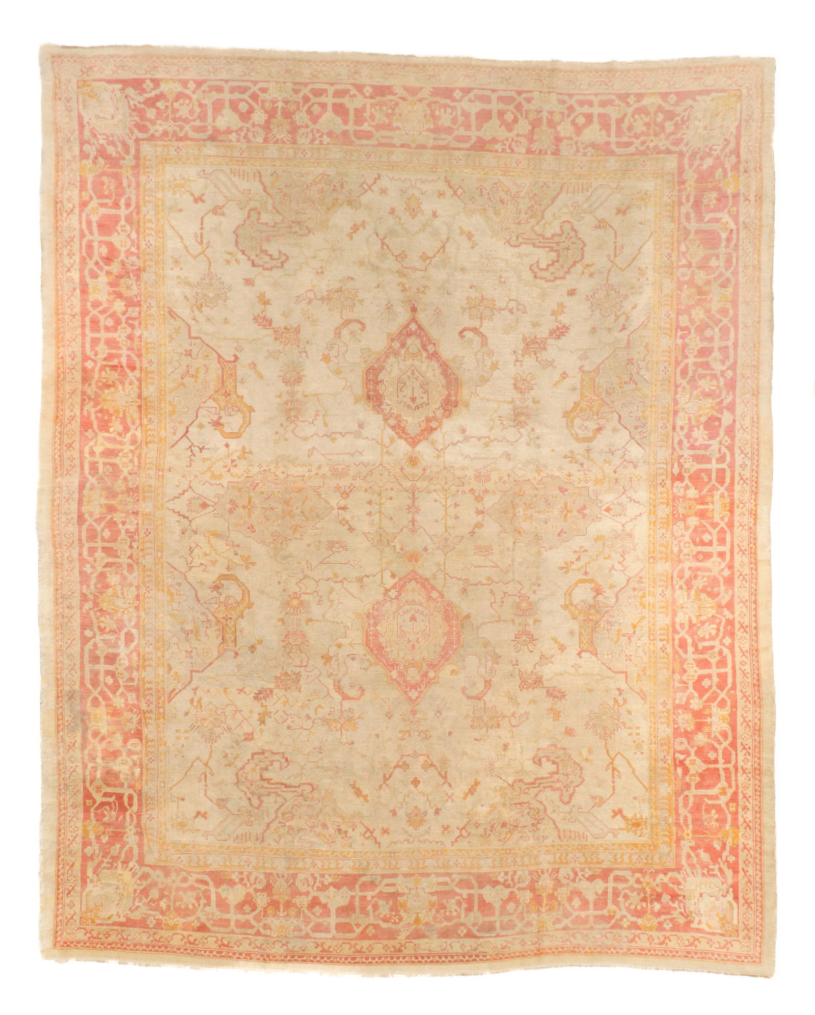 Oushak Rug, Turkey, Early/Mid 20th C., 13'2'' x 16'4'' (1 of 5)