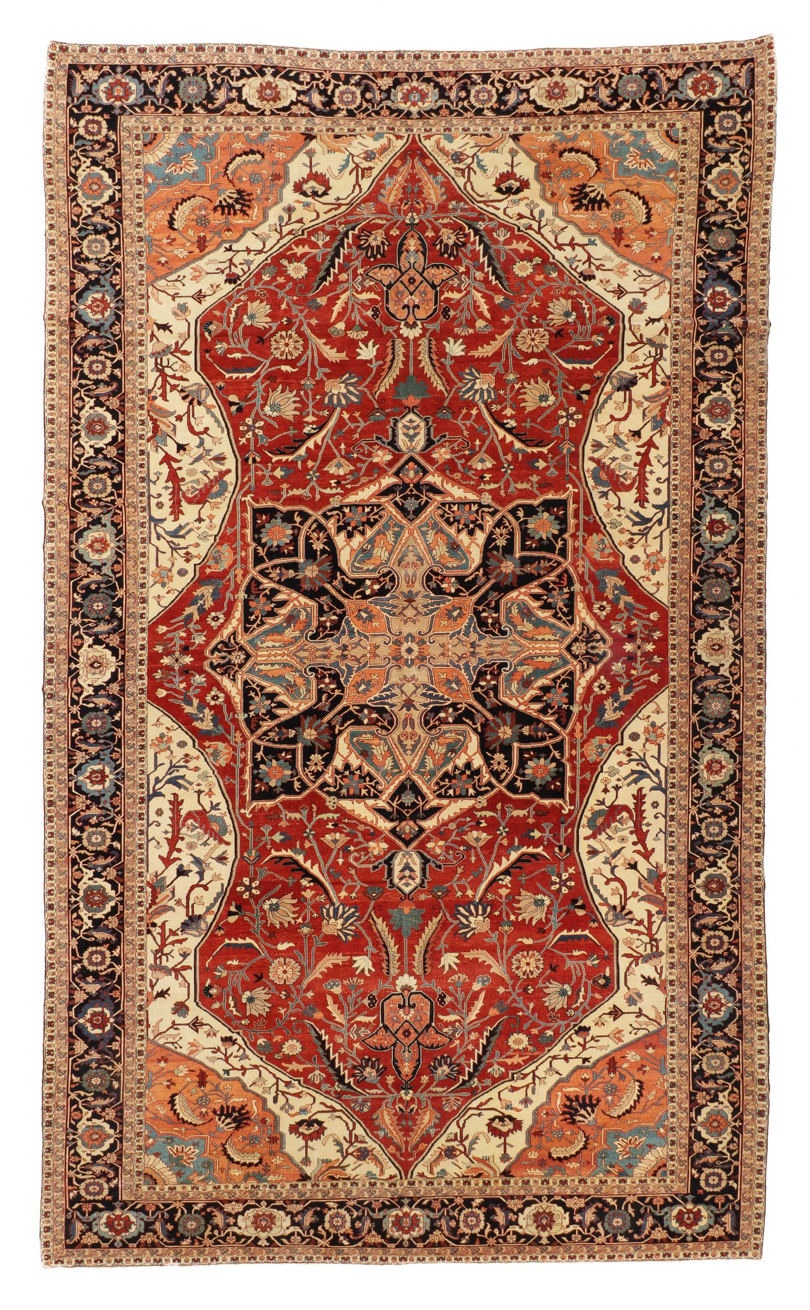 Vintage Aras Serapi Rug, Turkey, 11'5'' x 19'1'' (1 of 4)