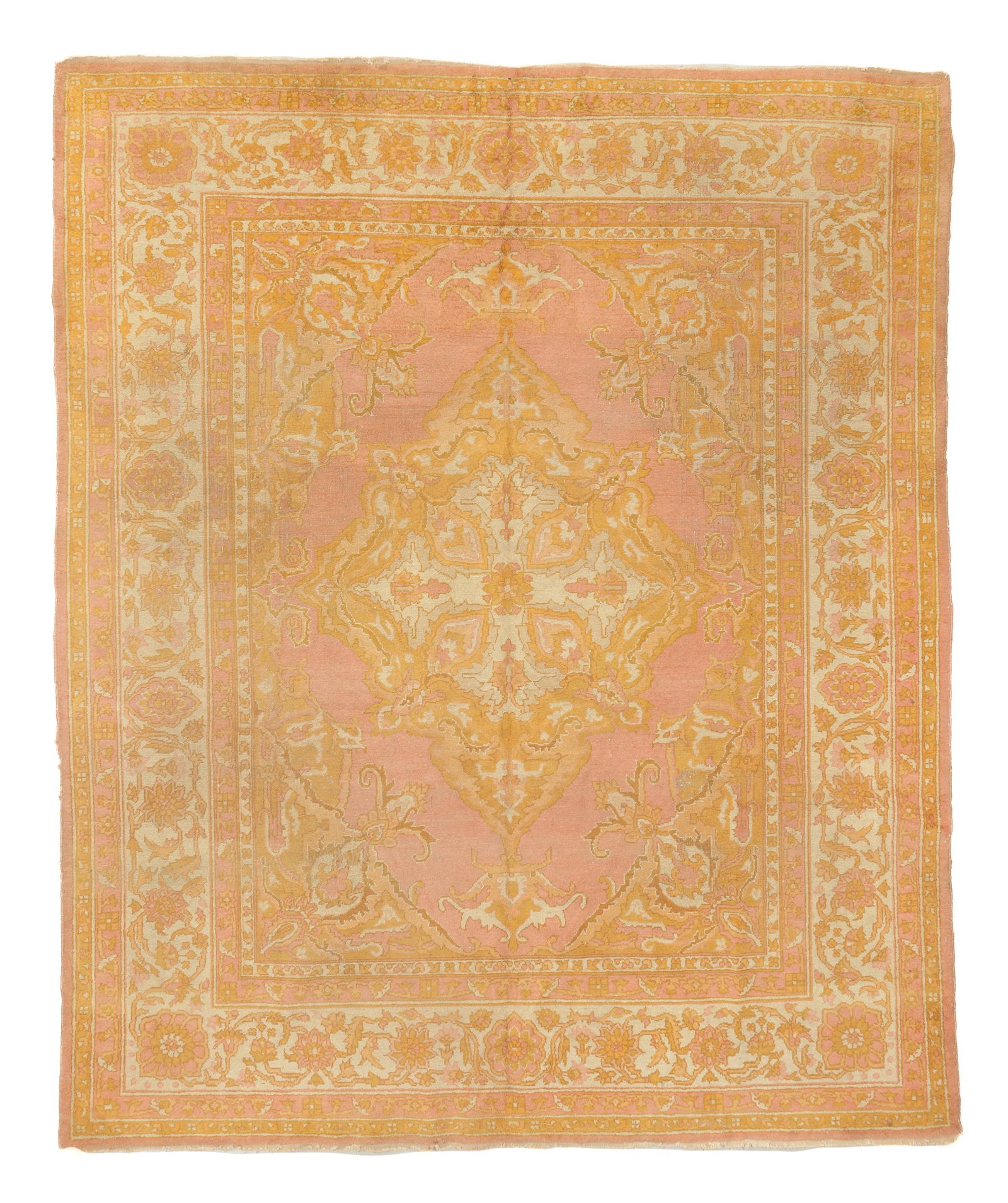 Amritsar Rug, India, Ca. 1900, 8'1'' x 9'10'' (1 of 5)