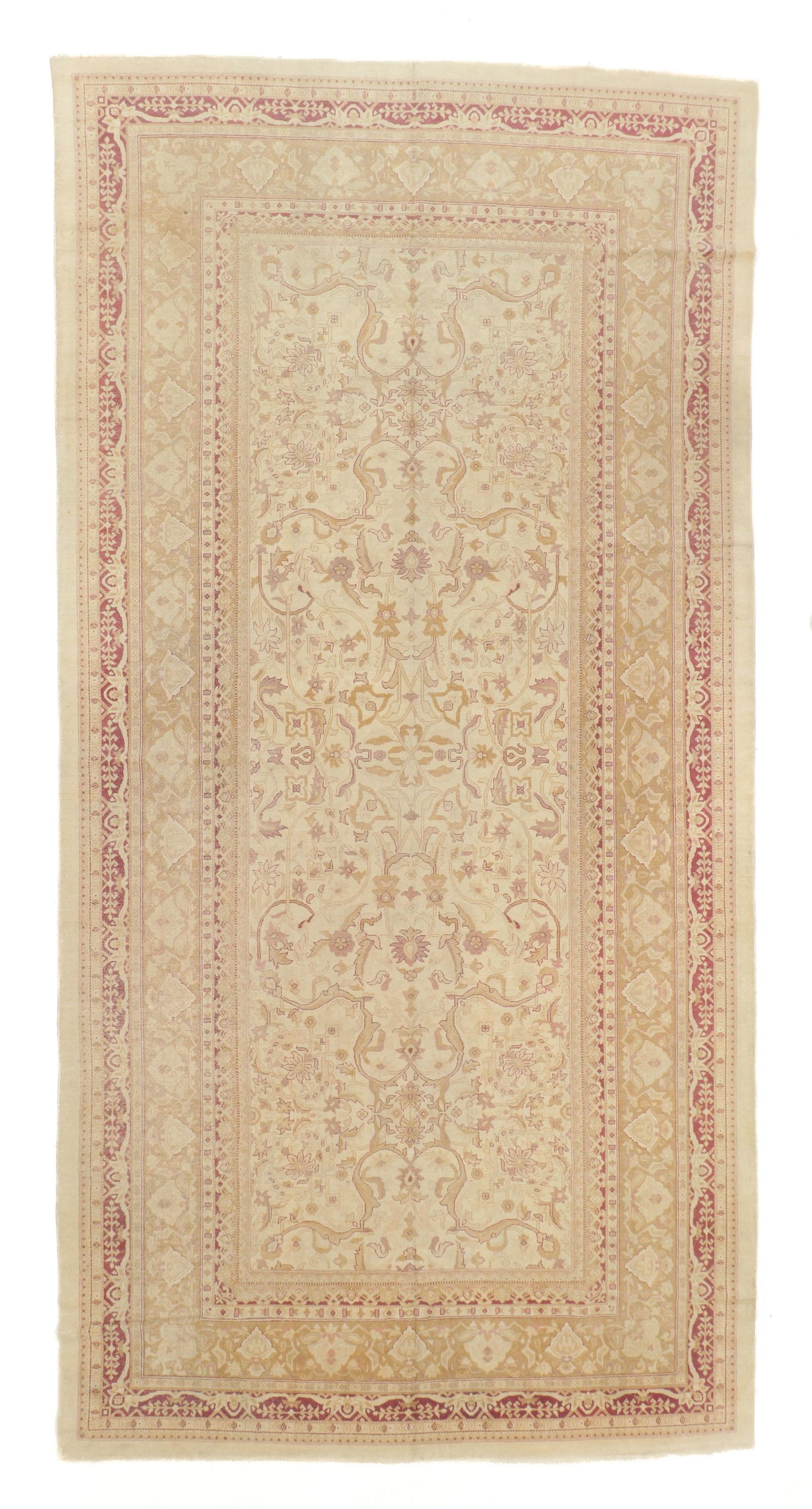 Amritsar Rug, India, Ca. 1900, 8'10'' x 17'4'' (1 of 5)