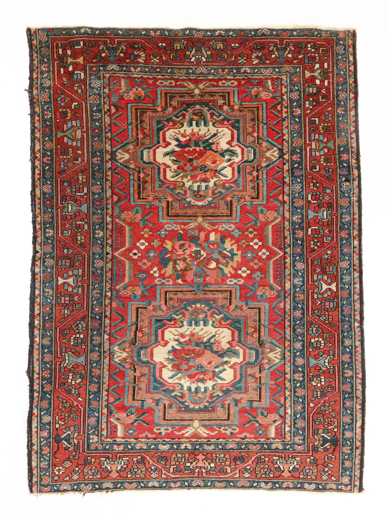 Bakhtiari Rug, Persia, Ca. 1920, 4'6'' x 6'4'' (1 of 4)