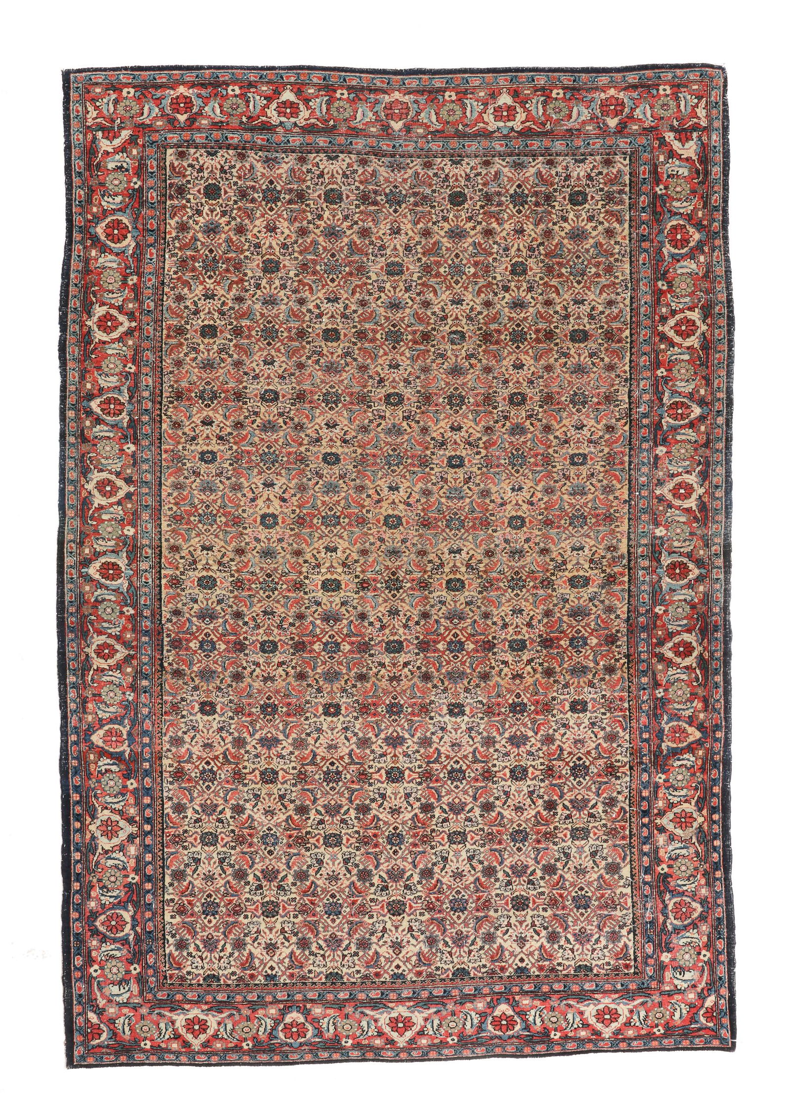 Tabriz Rug, Persia, Ca. 1900, 4'4'' x 6'6'' (1 of 4)