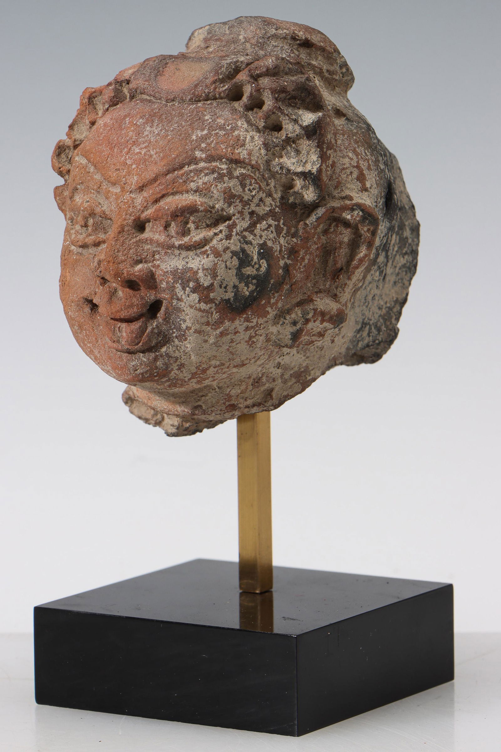 Indian Terracotta Head, Gupta Period, 4th-6th C. CE (1 of 6)