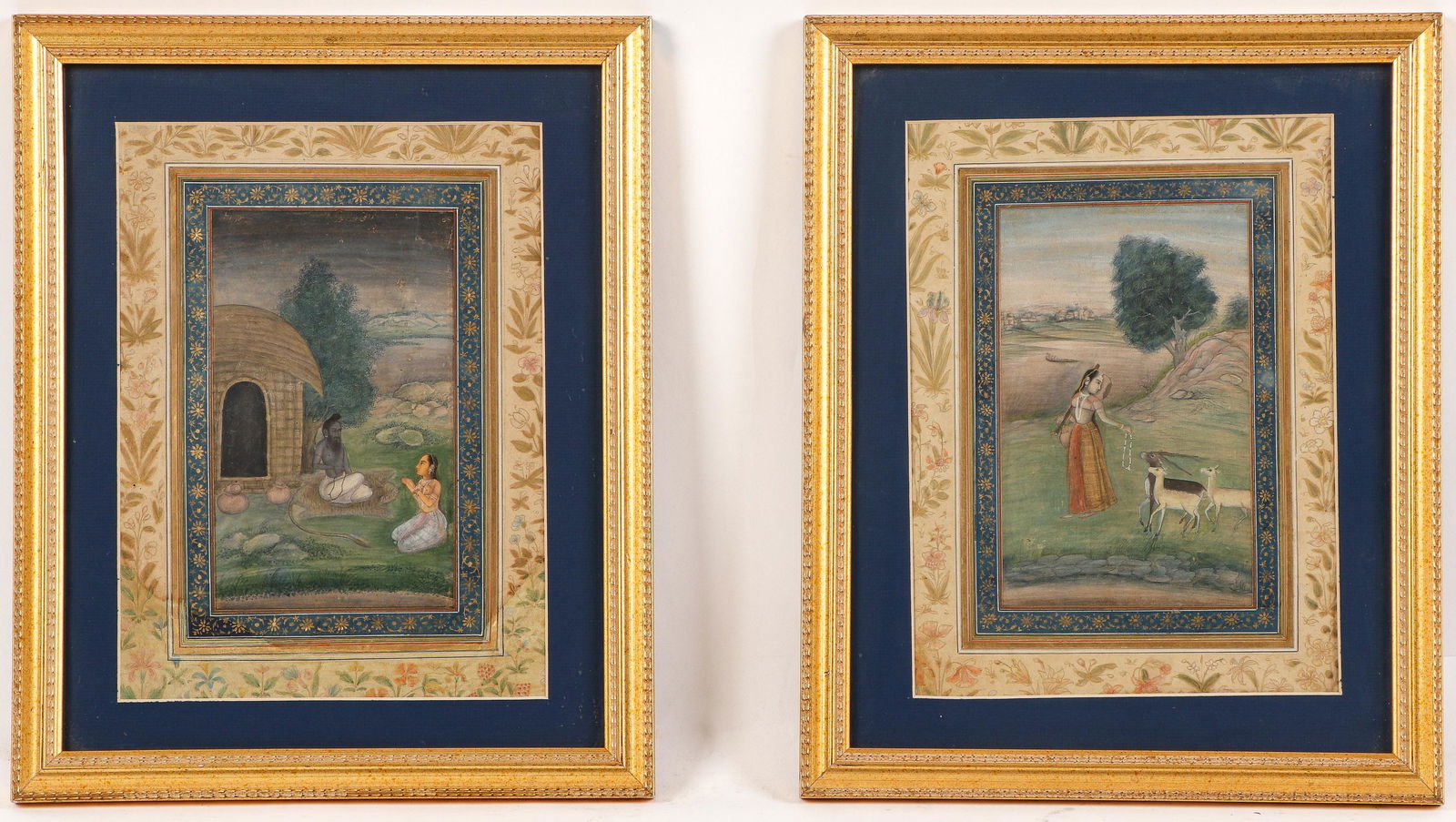 2 Antique Indo-Persian Paintings (1 of 3)