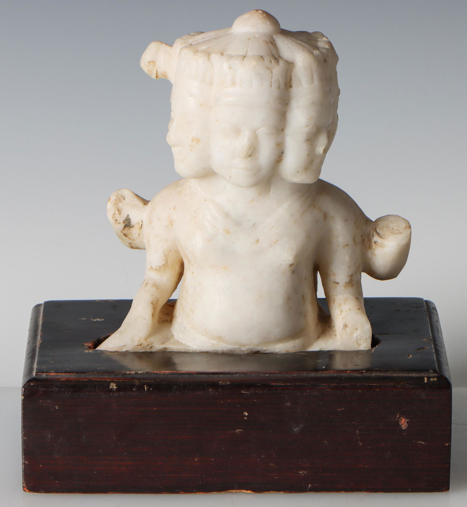 Southeast Asian Carved Marble 6-Faced Buddha (1 of 5)