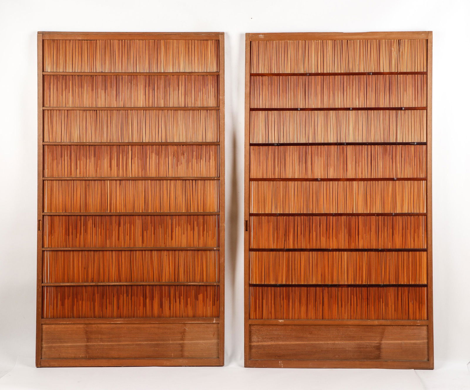 Japanese Bamboo 2-Part Room Divider, Taisho Period (1 of 2)