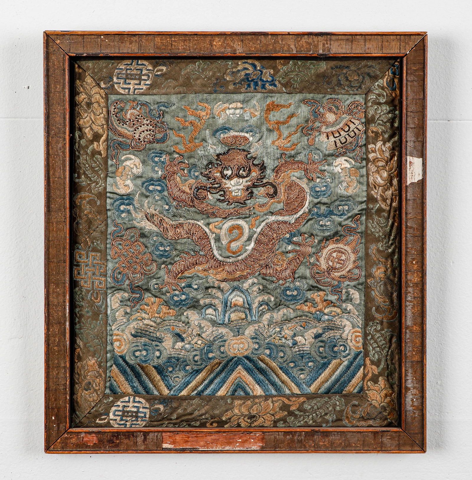 Antique Chinese Rank Badge, Framed (1 of 2)