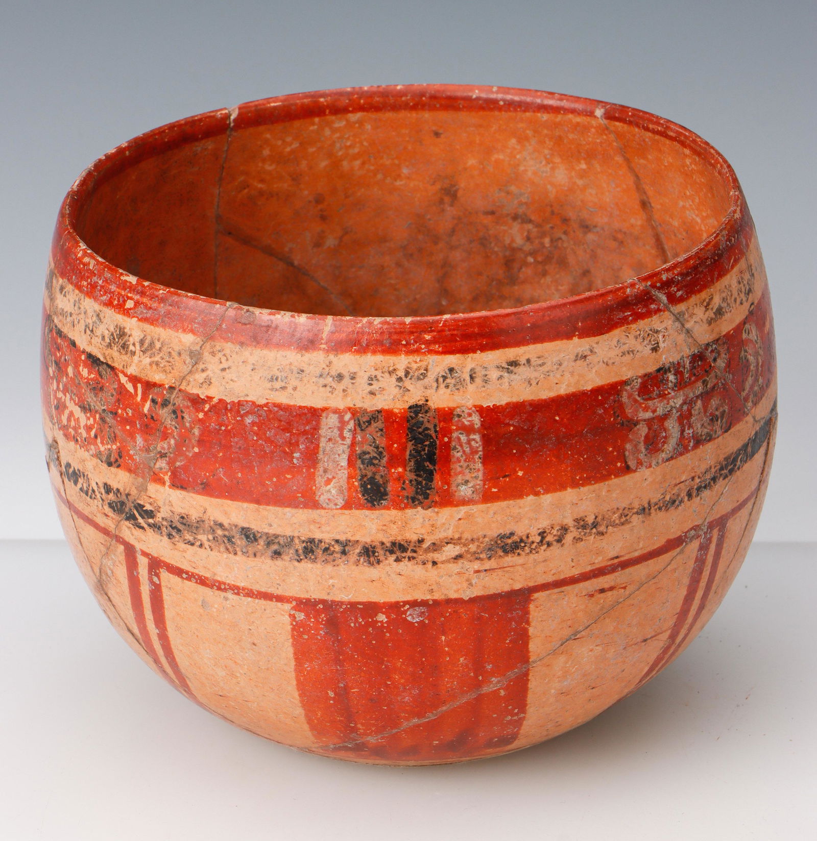 Pre-Columbian Mayan Polychrome Pottery Bowl (1 of 6)