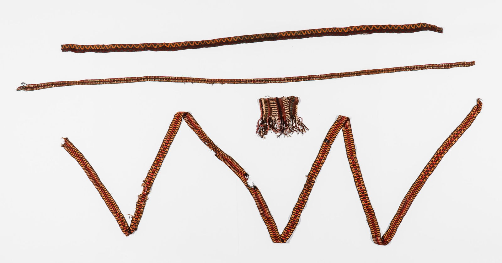 4 Pre-Colombian Textiles, Inca Period, C. 1450-1600 (1 of 4)