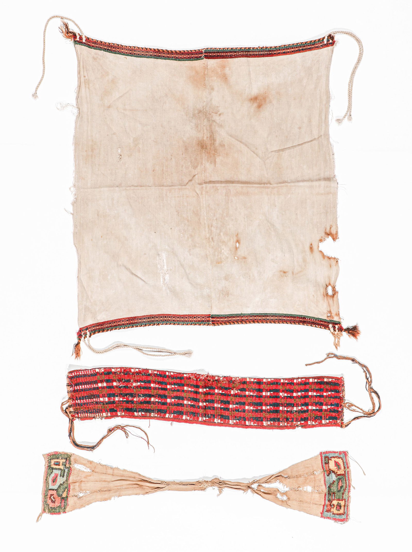 3 Pre-Columbian Nazca And Late Inca Textiles (1 of 3)