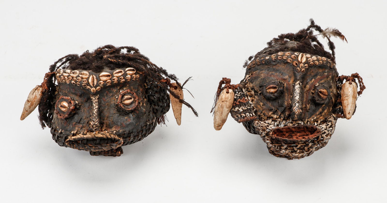 2 PNG Basketry Trophy Heads (1 of 6)