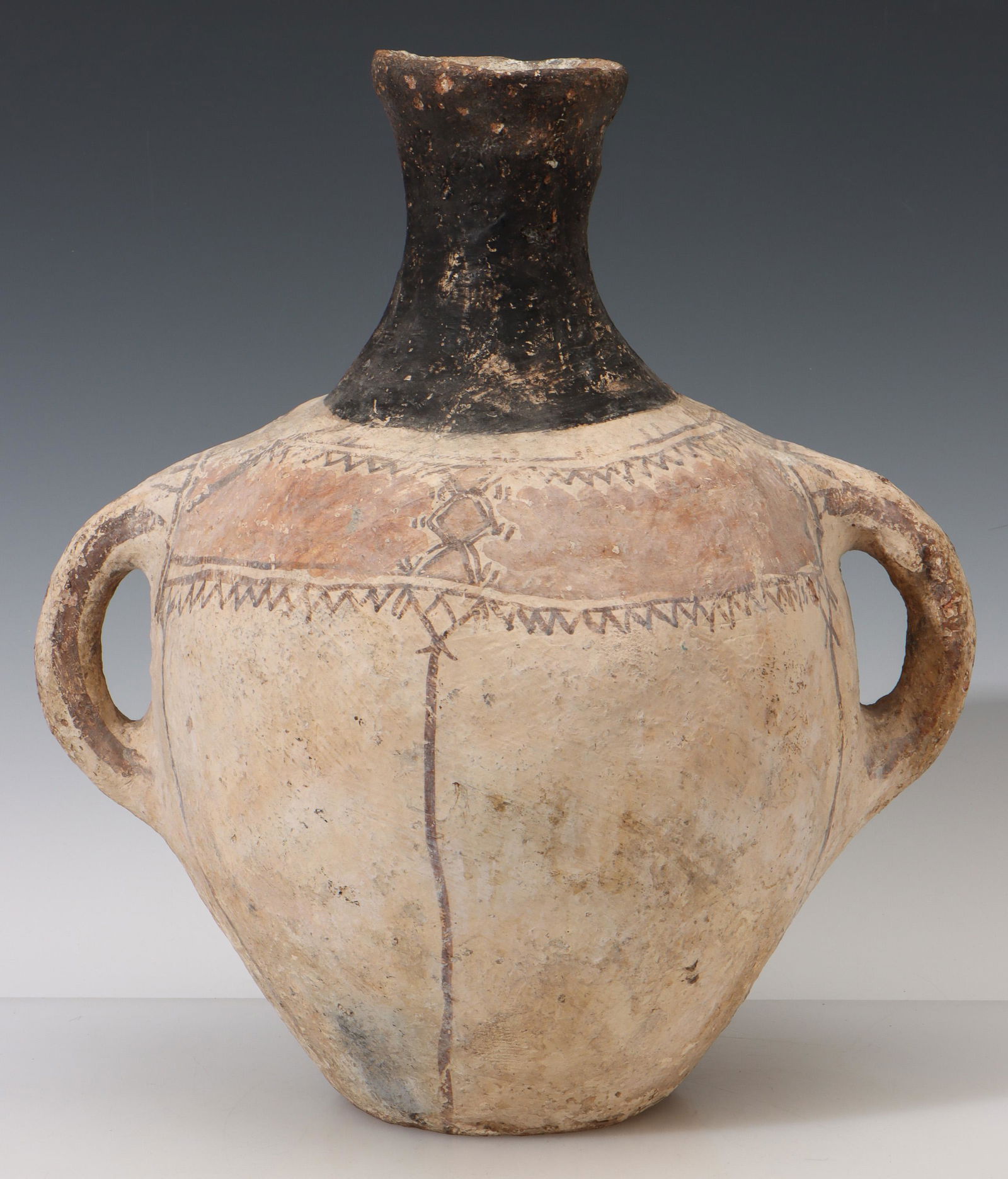 African Berber Painted Pottery Amphora, Morocco (1 of 6)