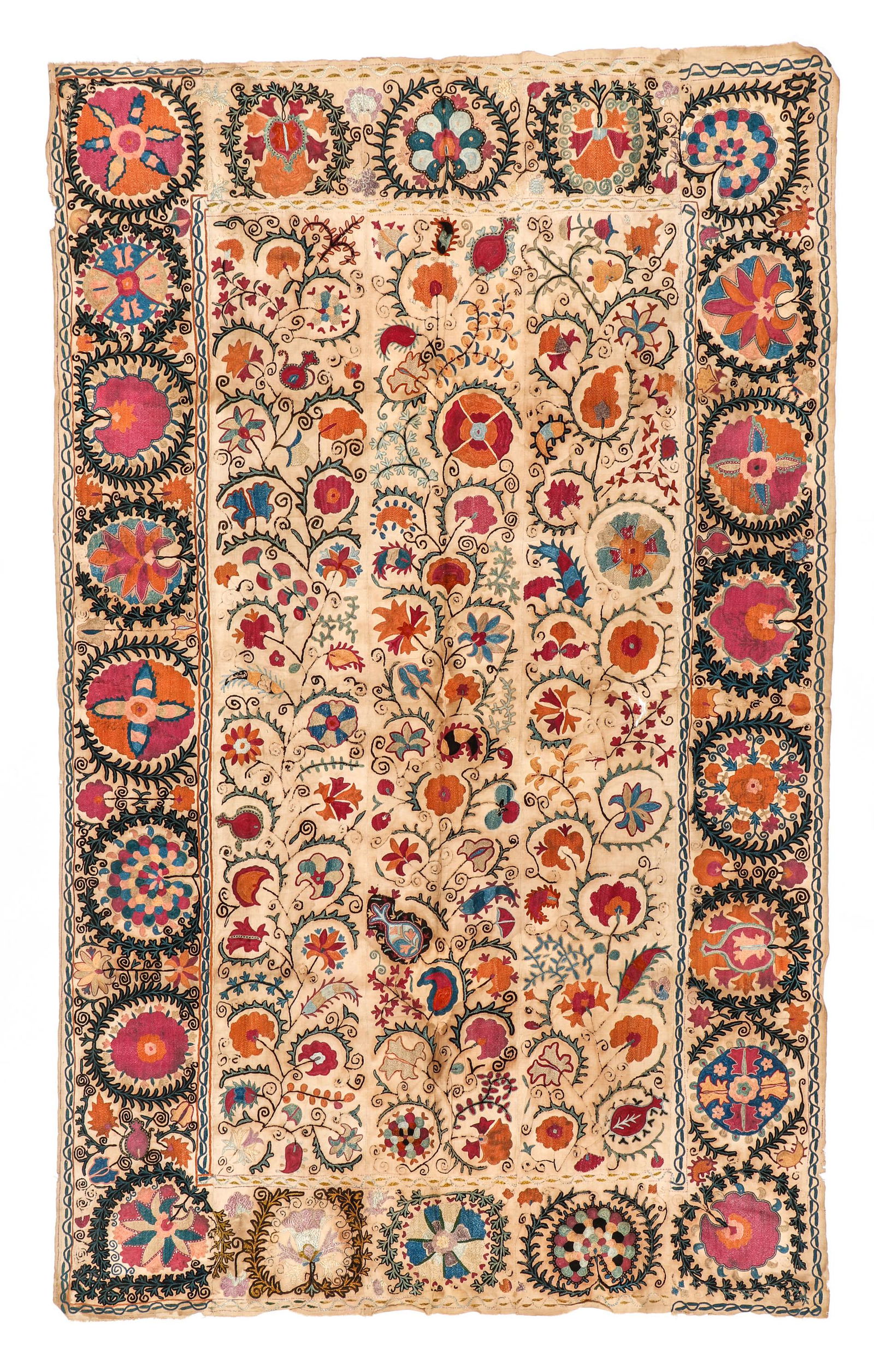 Central Asian Suzani, 19th C. (1 of 4)