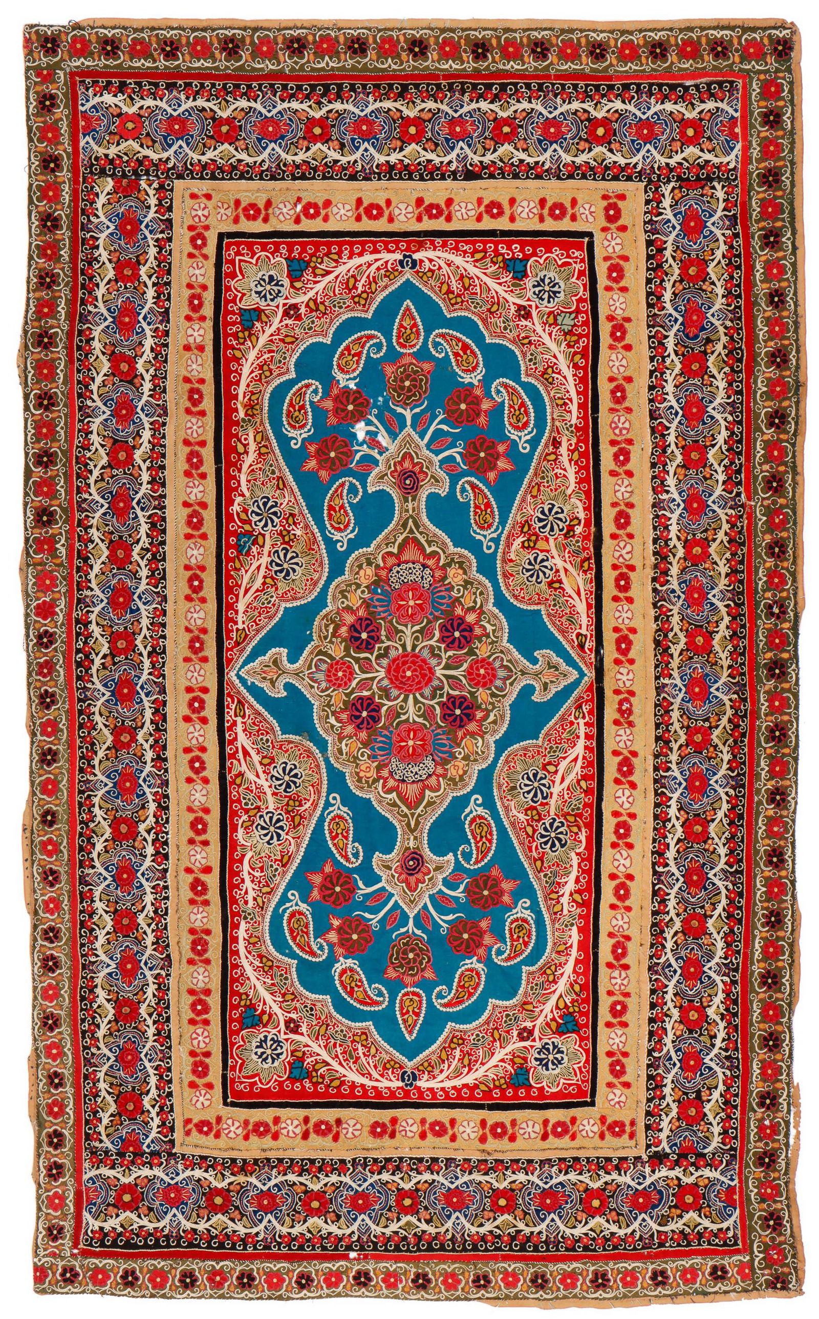 Fine Rescht Hanging, Persia, 19th C. (1 of 5)