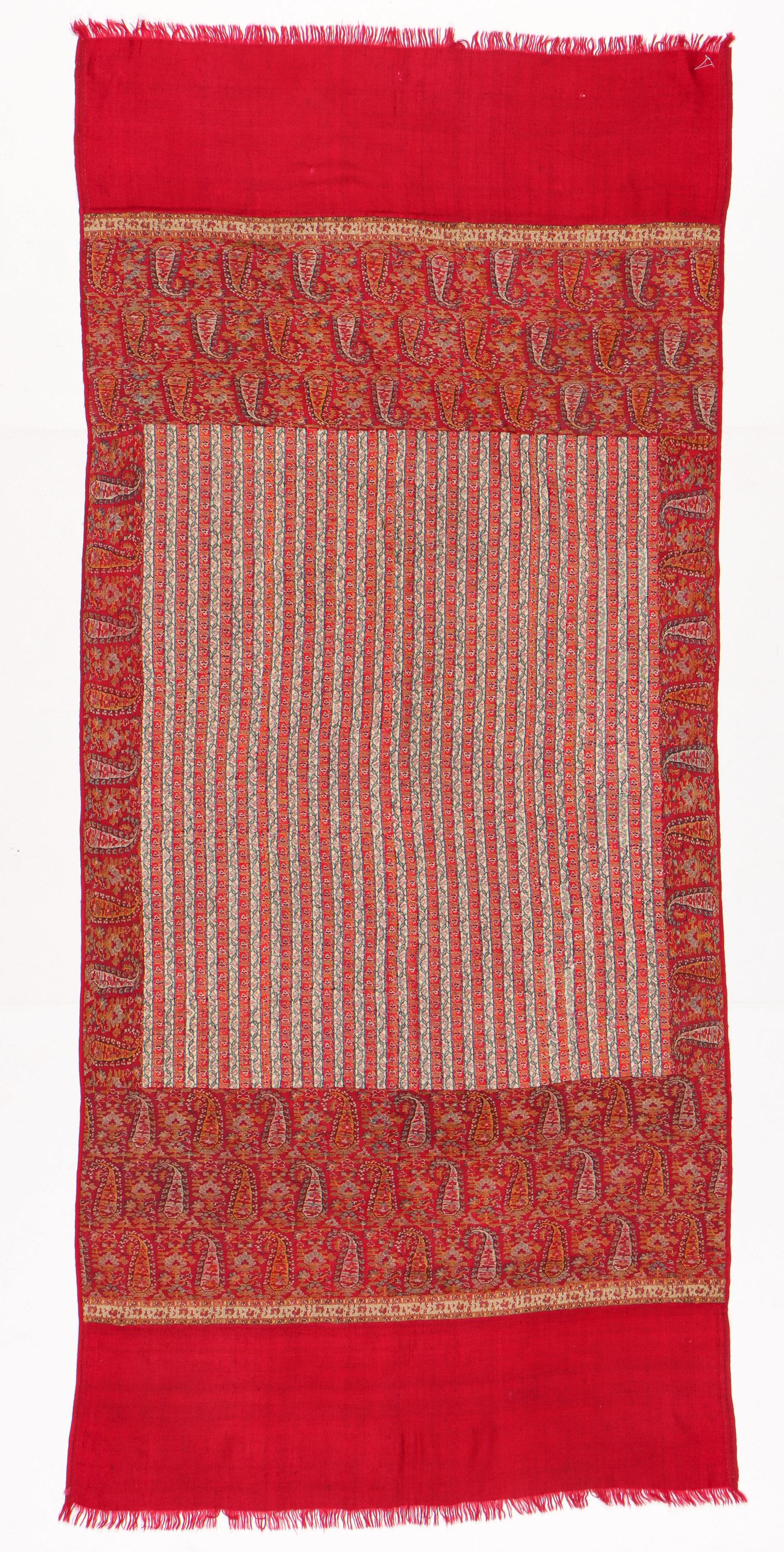 Kashmir Shawl, India,, 19th C. (1 of 4)
