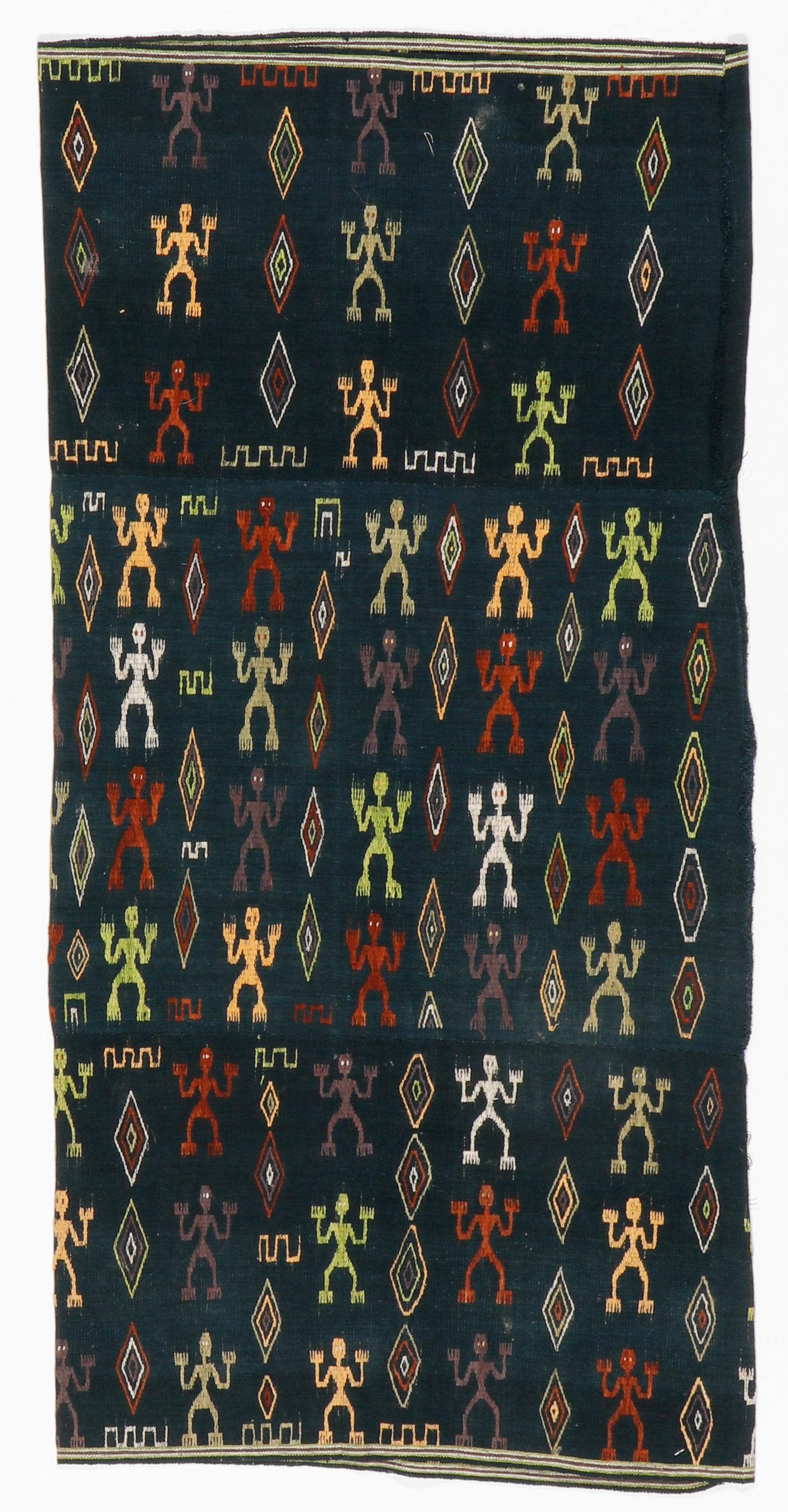 Timor Sarong With Human Figures, Indonesia, Early 20th C. (1 of 3)