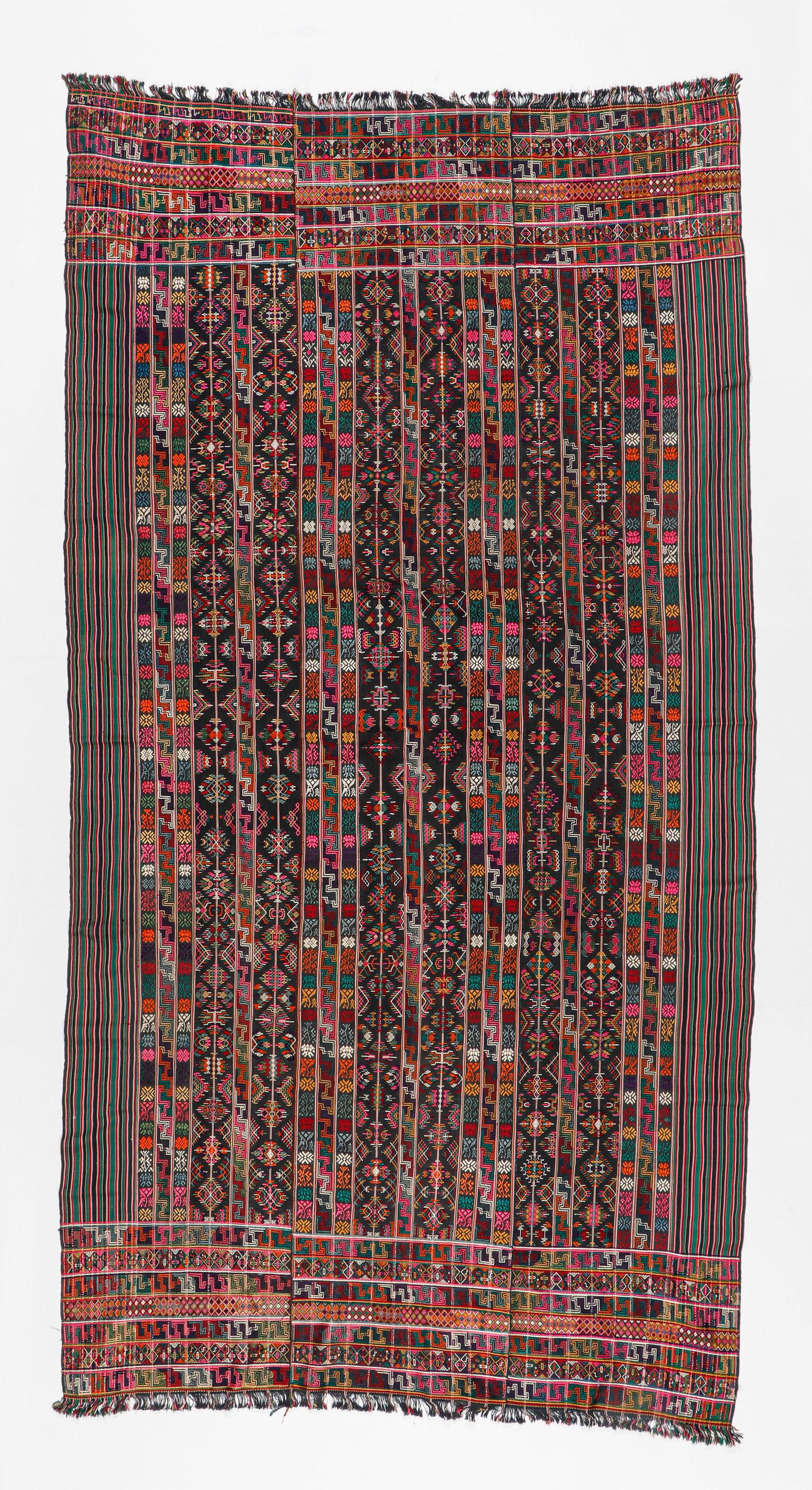 Bhutanese Kira or Womanâ€™s Wrap, Mid 20th C. (1 of 5)