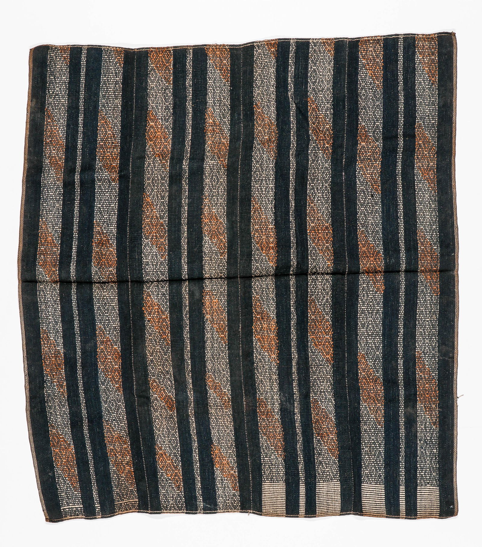 Li Woven Cotton Blanket, Hainan, China, Early-Mid 20th C. (1 of 3)